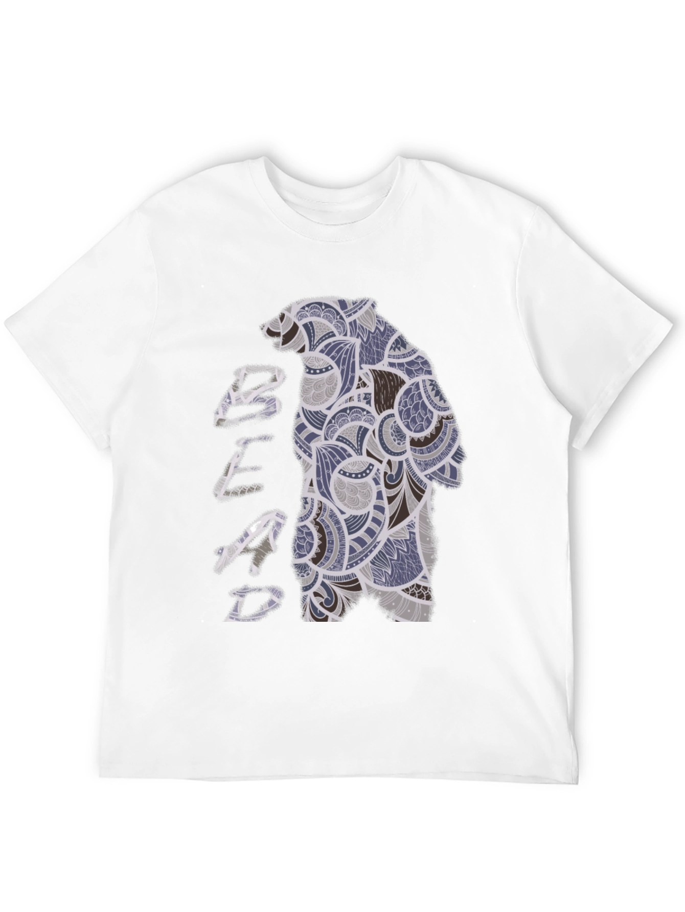 Bear Graphic Print T-Shirt - Unique Design