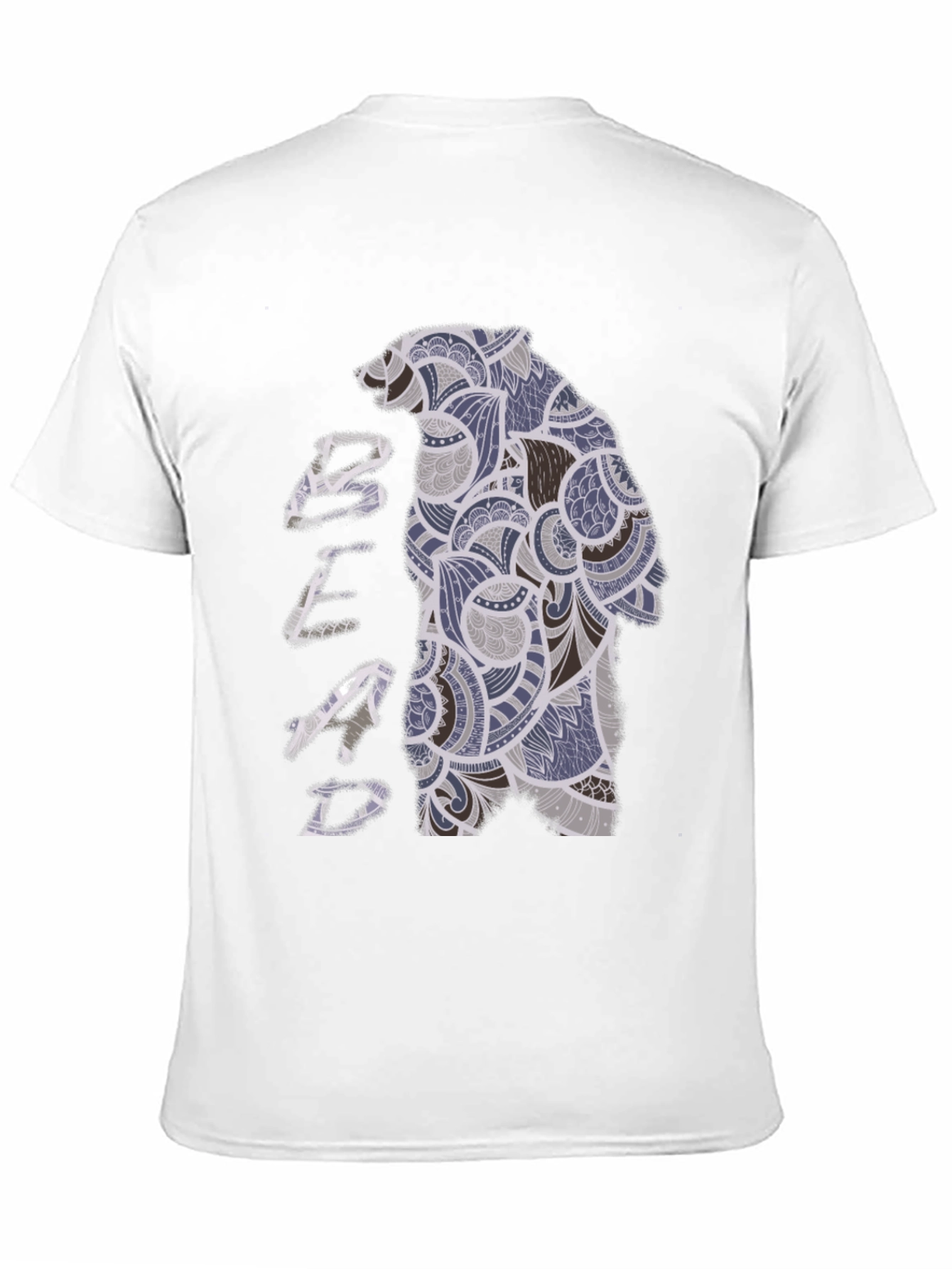 Bear Graphic Print T-Shirt - Unique Design