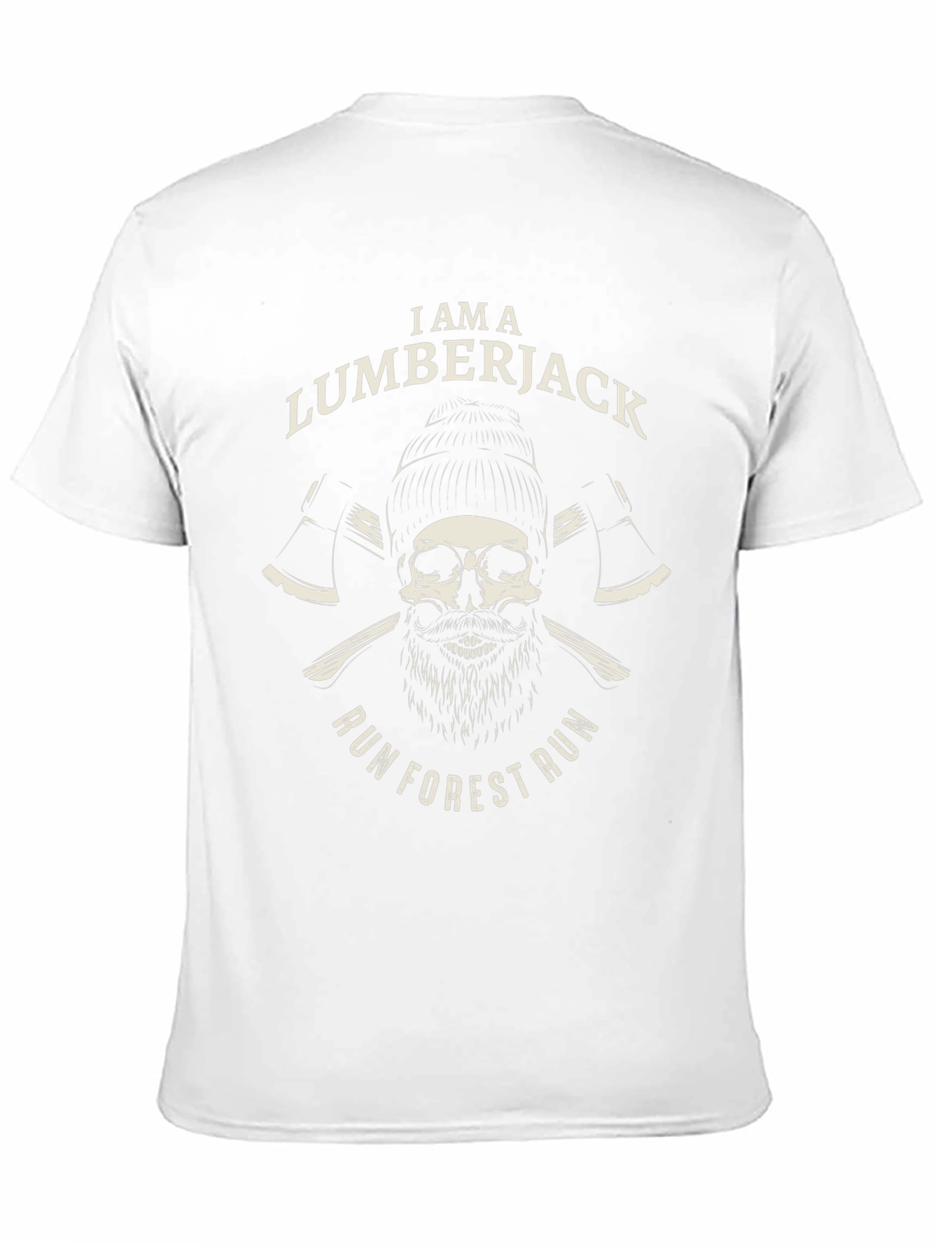 Lumberjack Skull T-Shirt - Run Forest Run