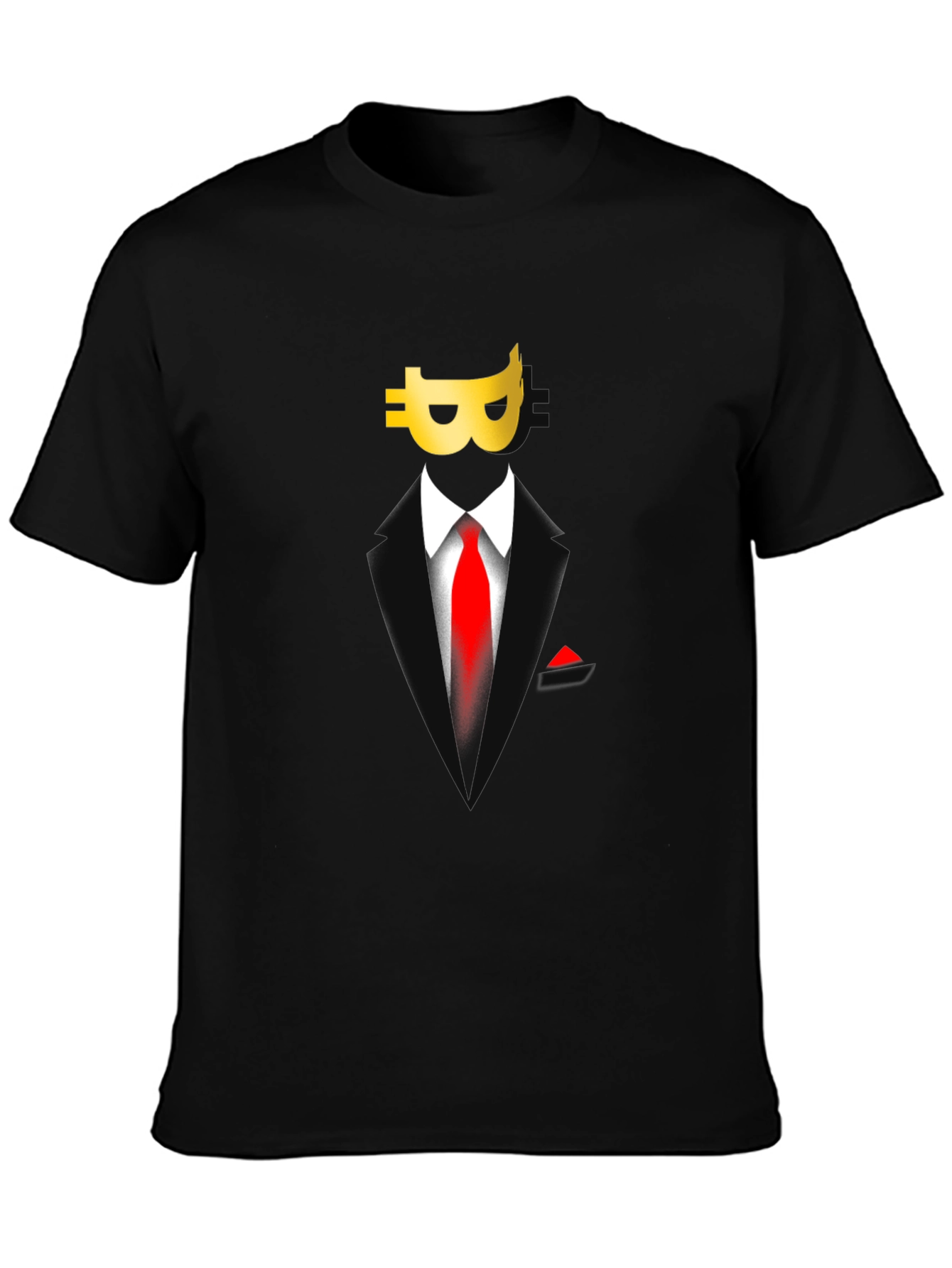 Bitcoin Boss T-Shirt - Crypto Business Suit Design
