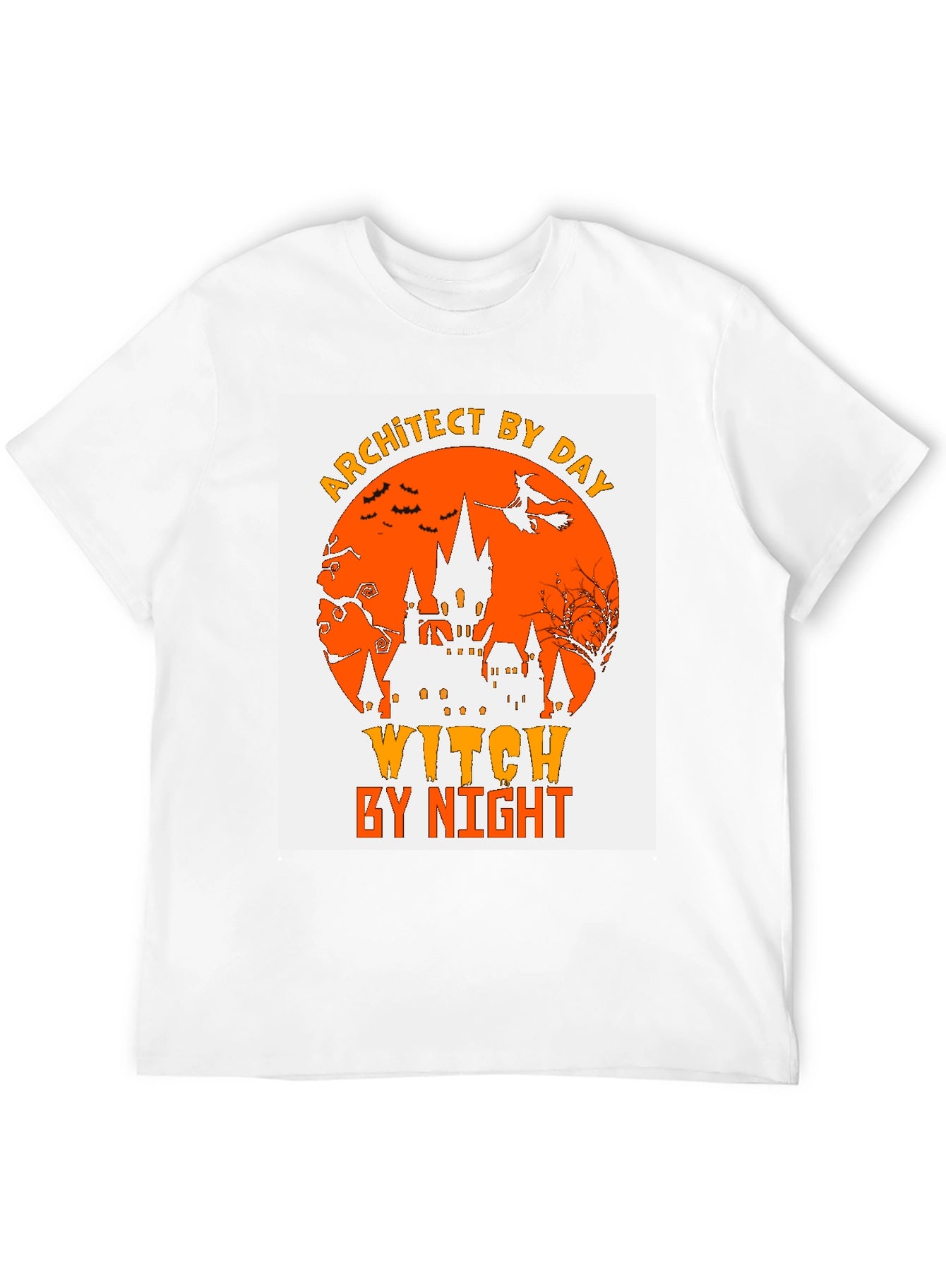 Architect By Day Witch By Night Halloween T-Shirt