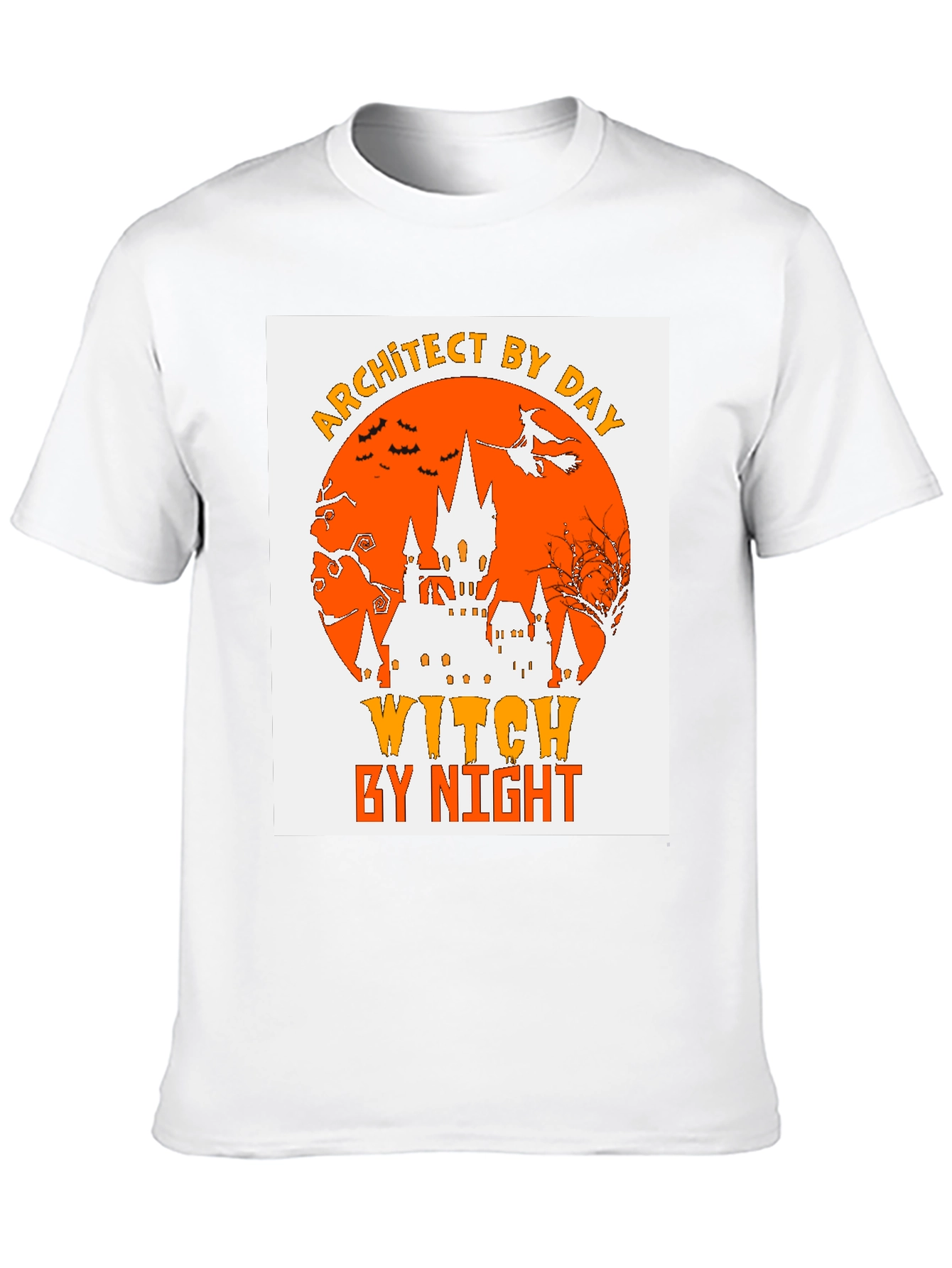 Architect By Day Witch By Night Halloween T-Shirt