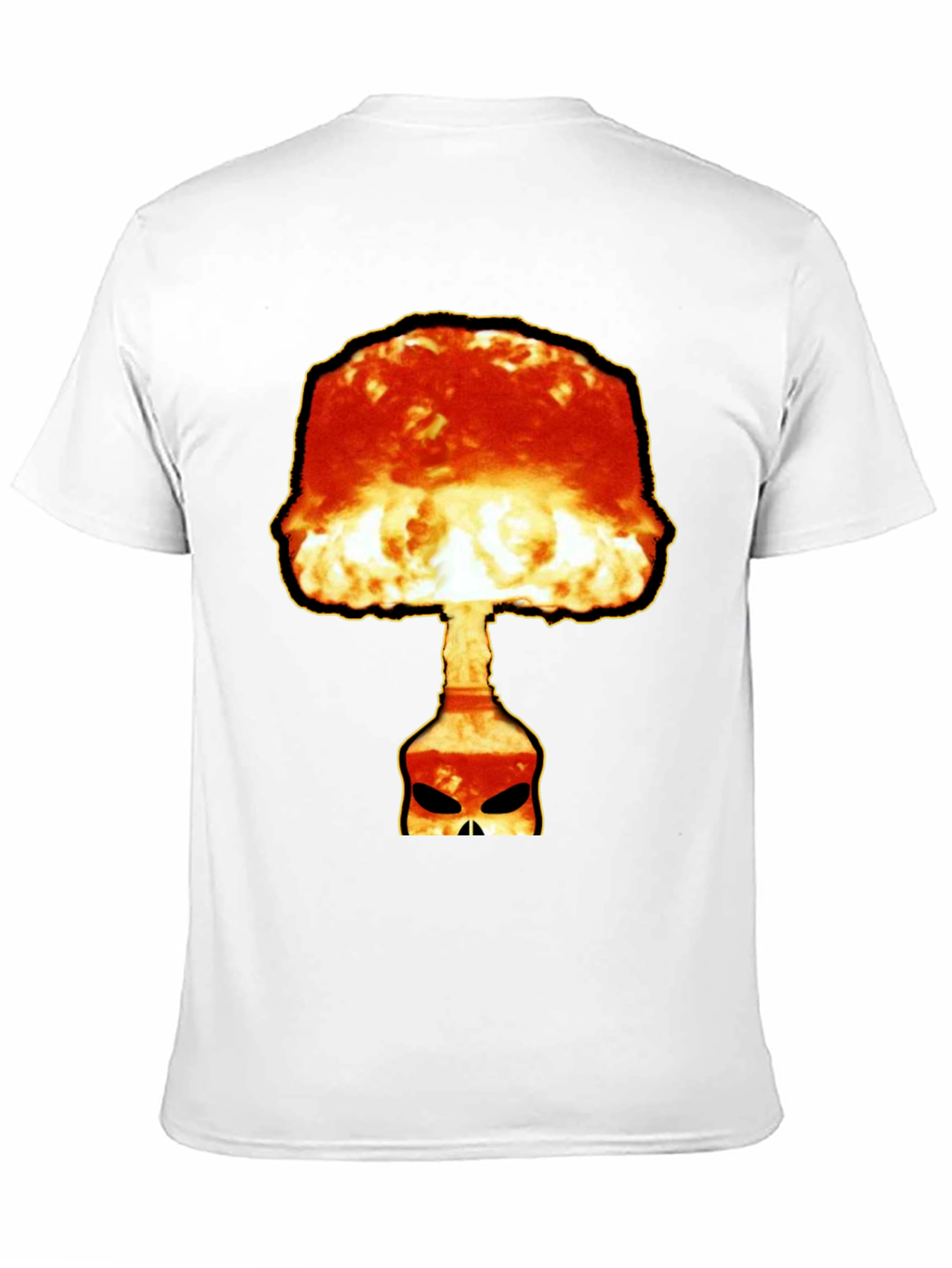 Atomic Skull Graphic Tee - Bold Black T-Shirt
