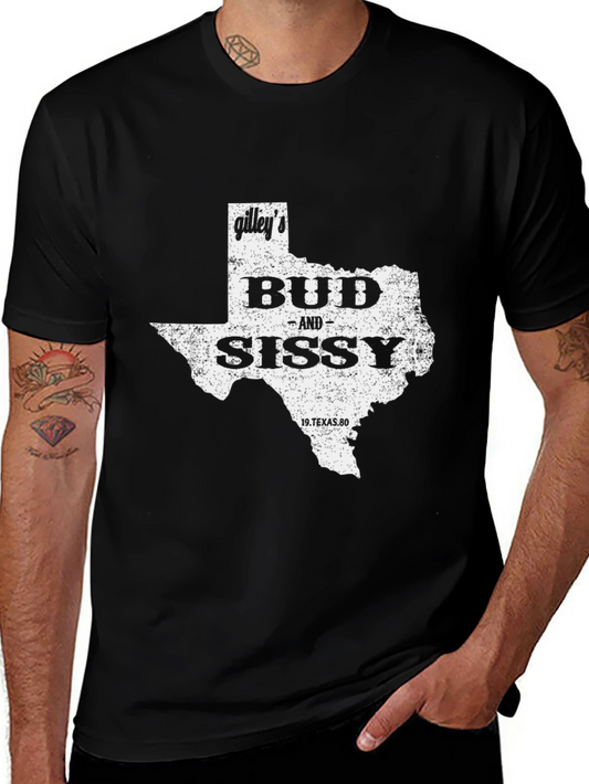 Gilleys Bud & Sissy Texas T-Shirt