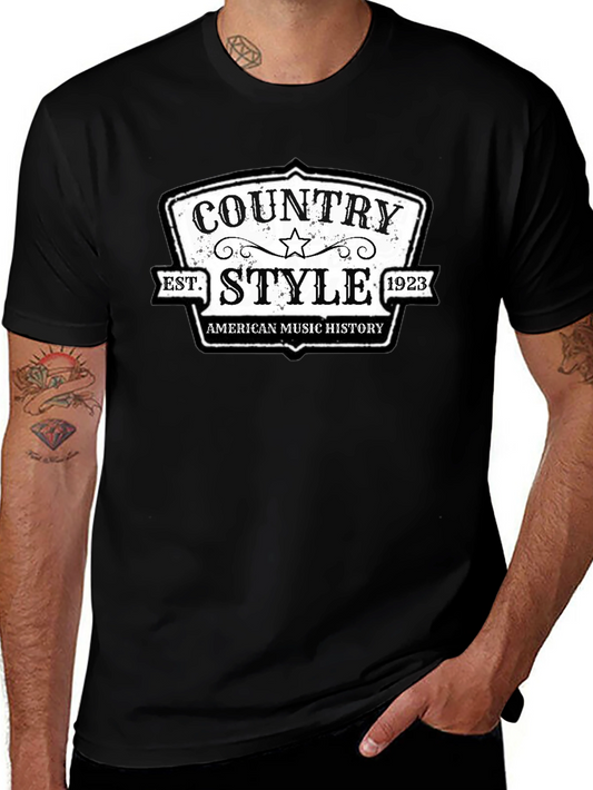 Country Style American Music History T-Shirt