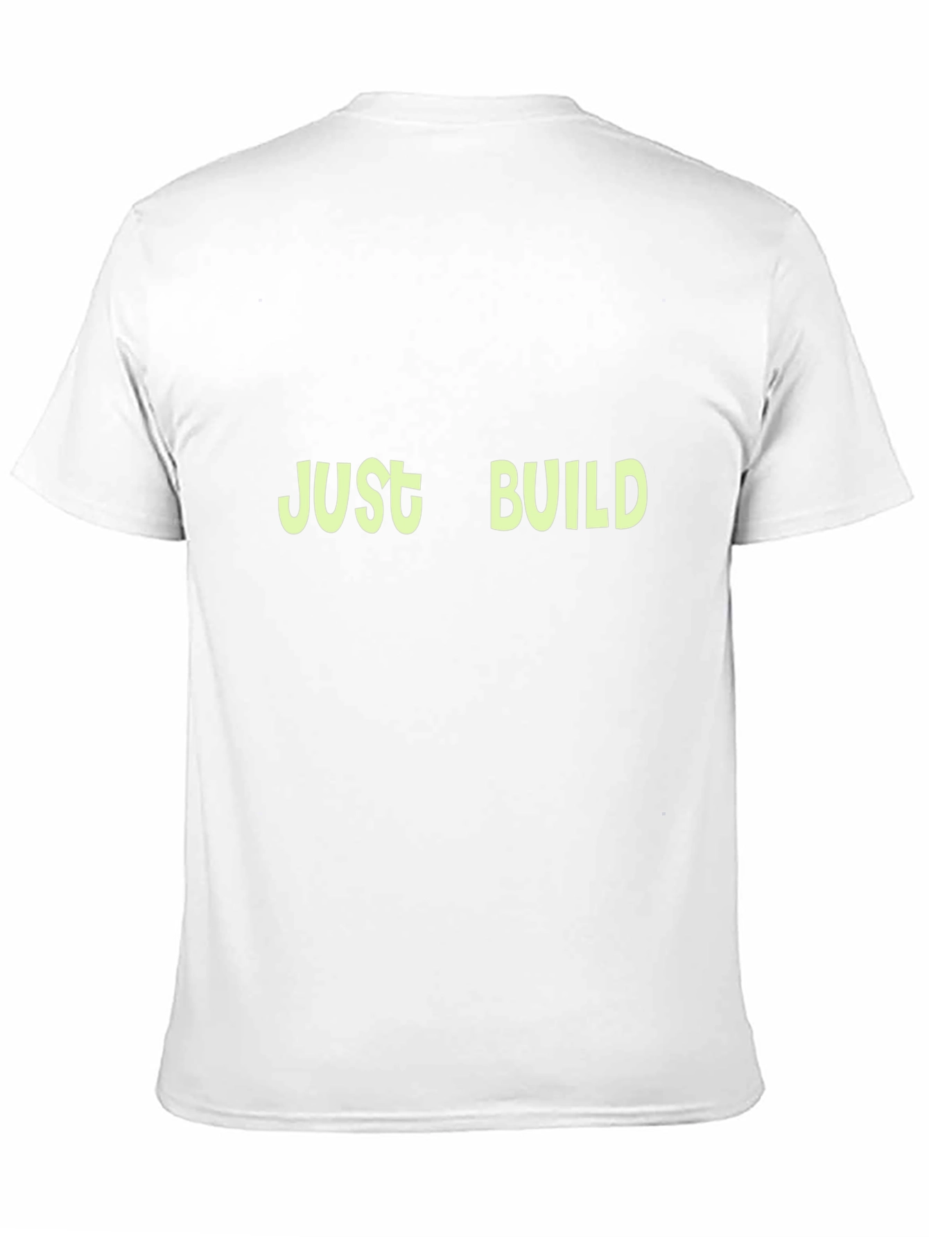 Just Build Black Tee - Gamer Style