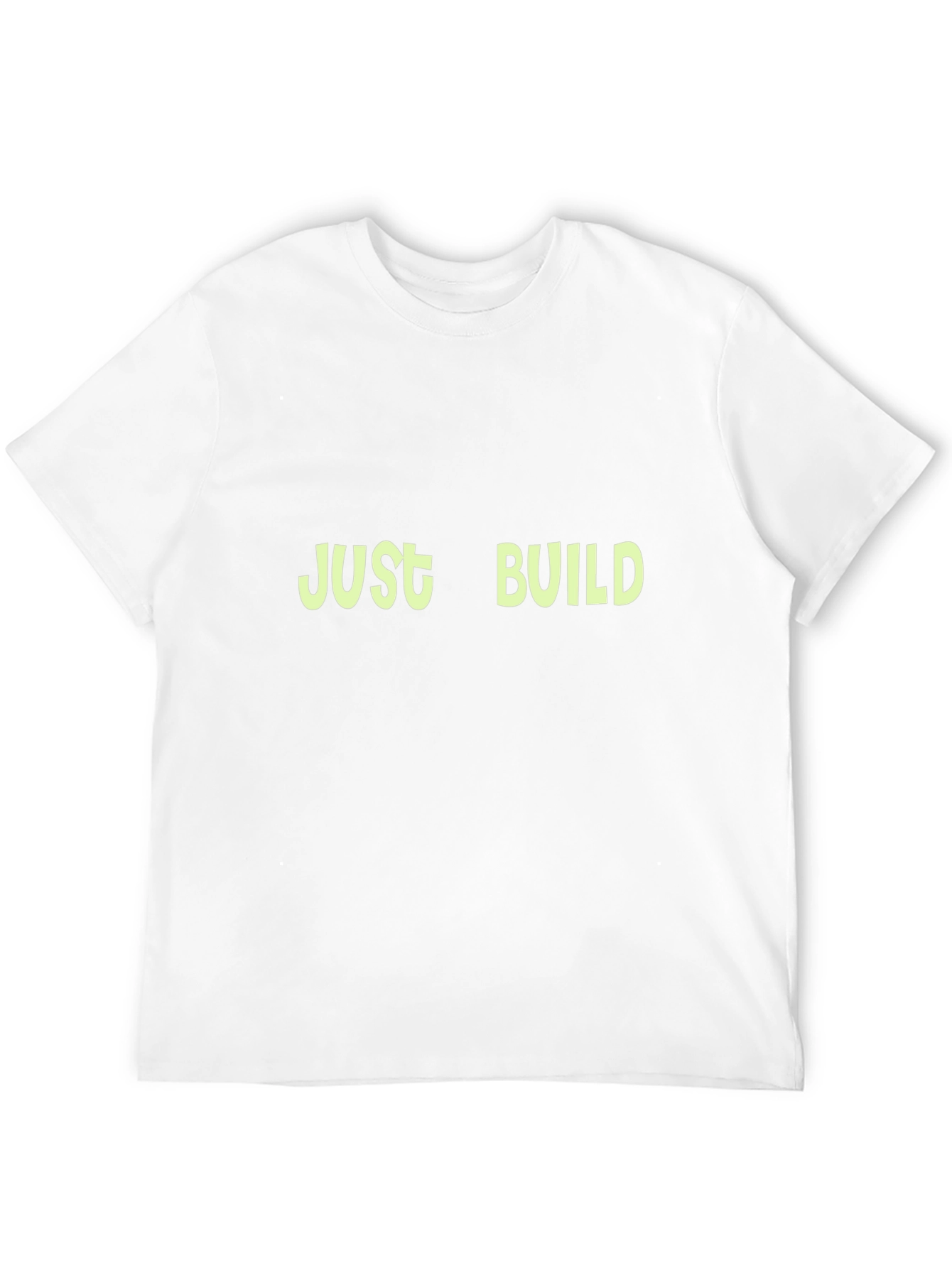 Just Build Black Tee - Gamer Style
