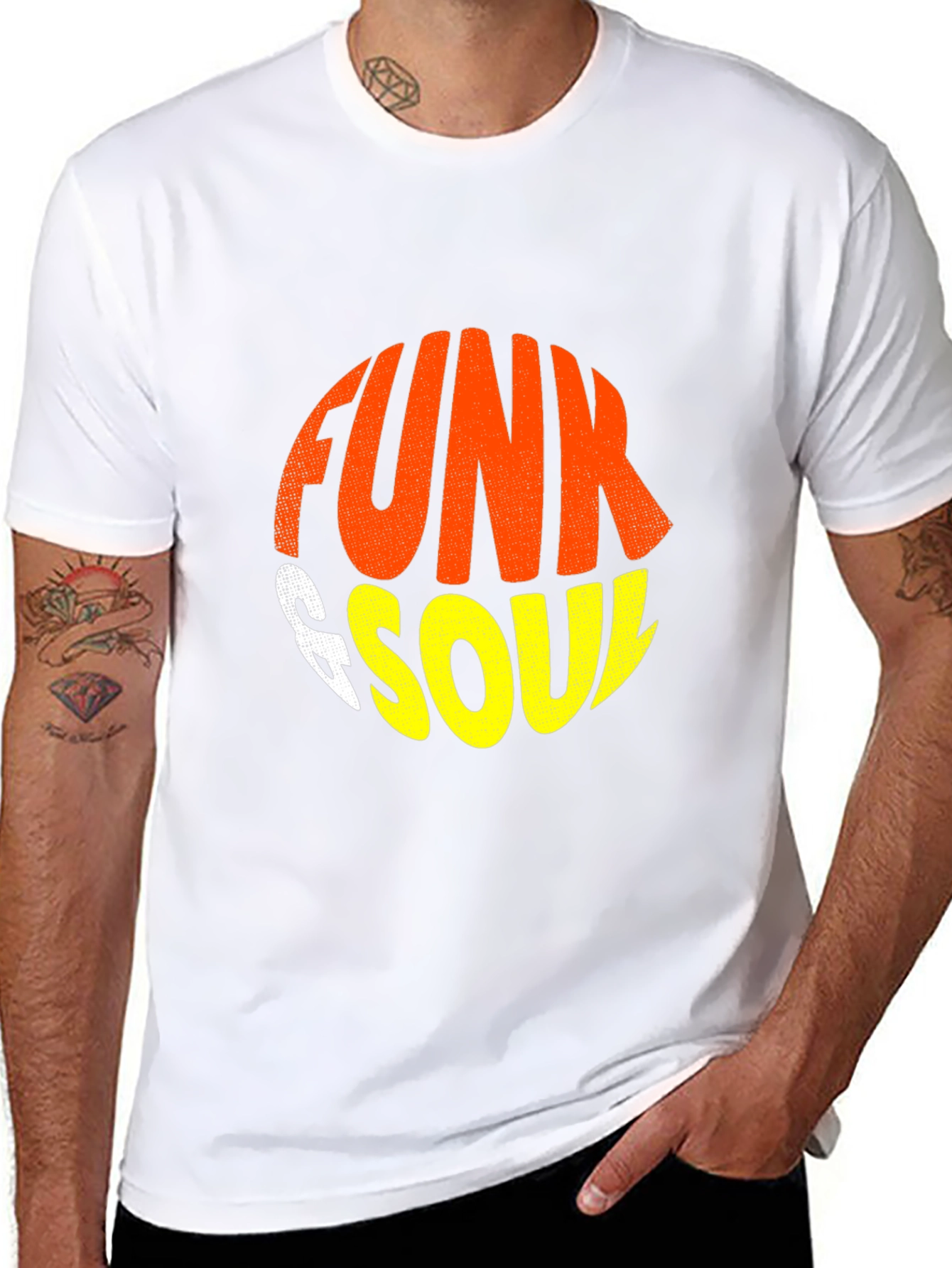 Funk & Soul Graphic Print Black T-Shirt