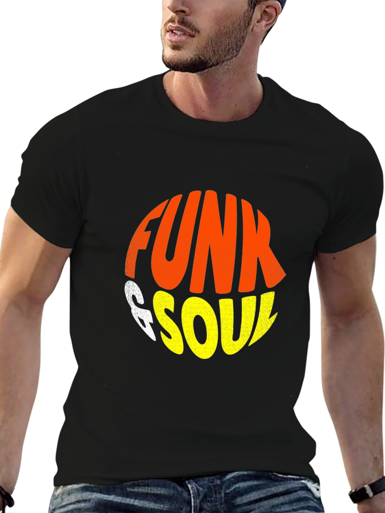 Funk & Soul Graphic Print Black T-Shirt