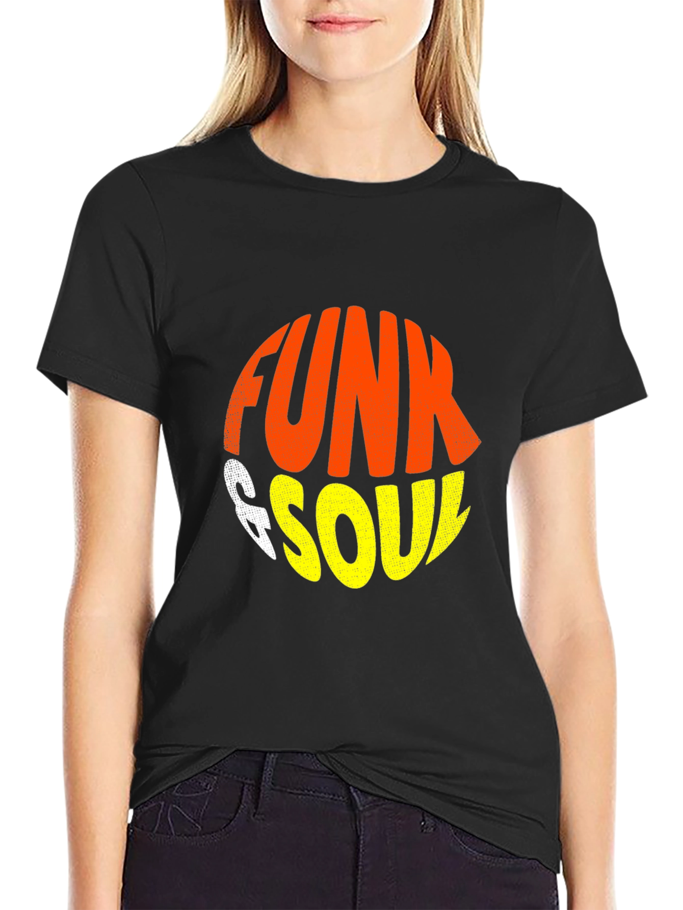 Funk & Soul Graphic Print Black T-Shirt