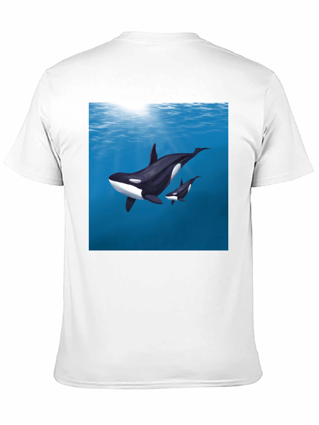 Orca Graphic T-Shirt - Black Cotton Tee