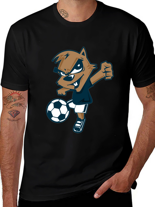 Cartoon Soccer T-Shirt