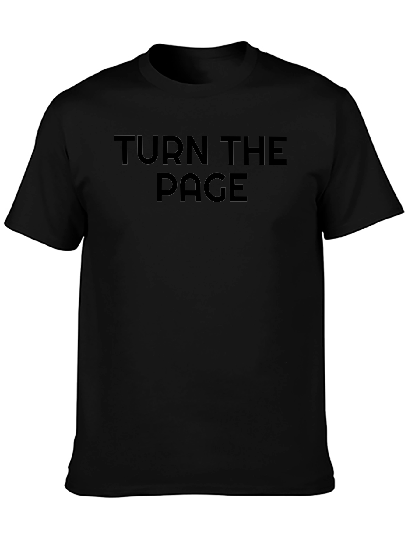 Turn the Page Graphic T-Shirt - Black