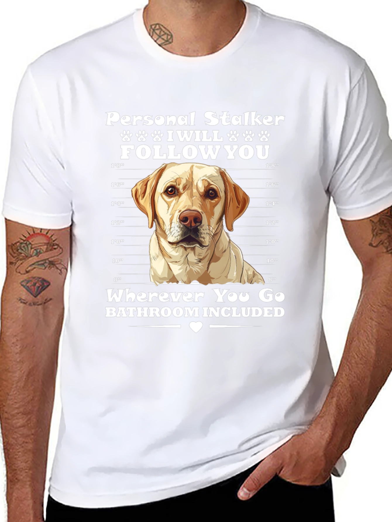 Personal Stalker Dog T-Shirt
