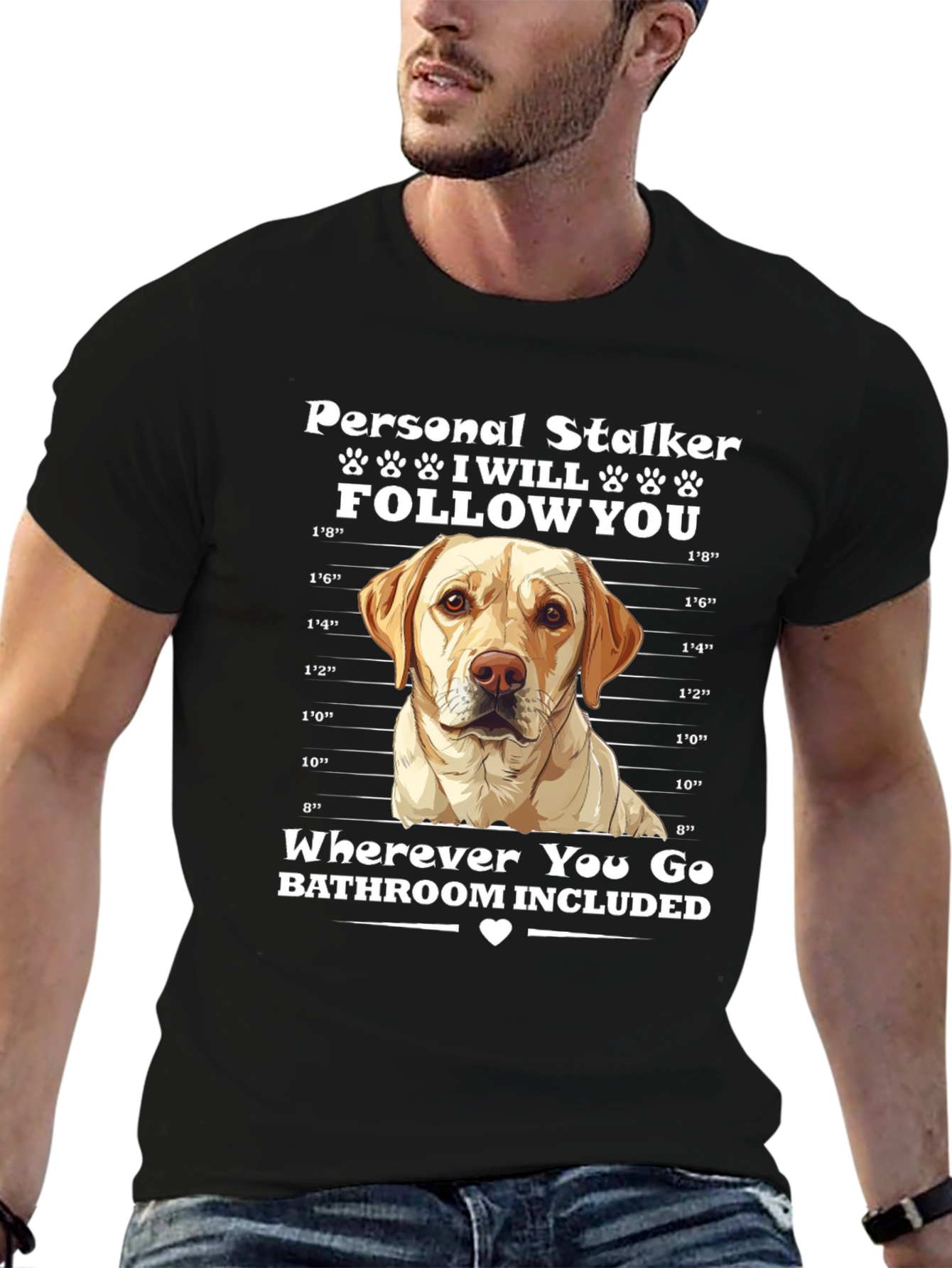 Personal Stalker Dog T-Shirt