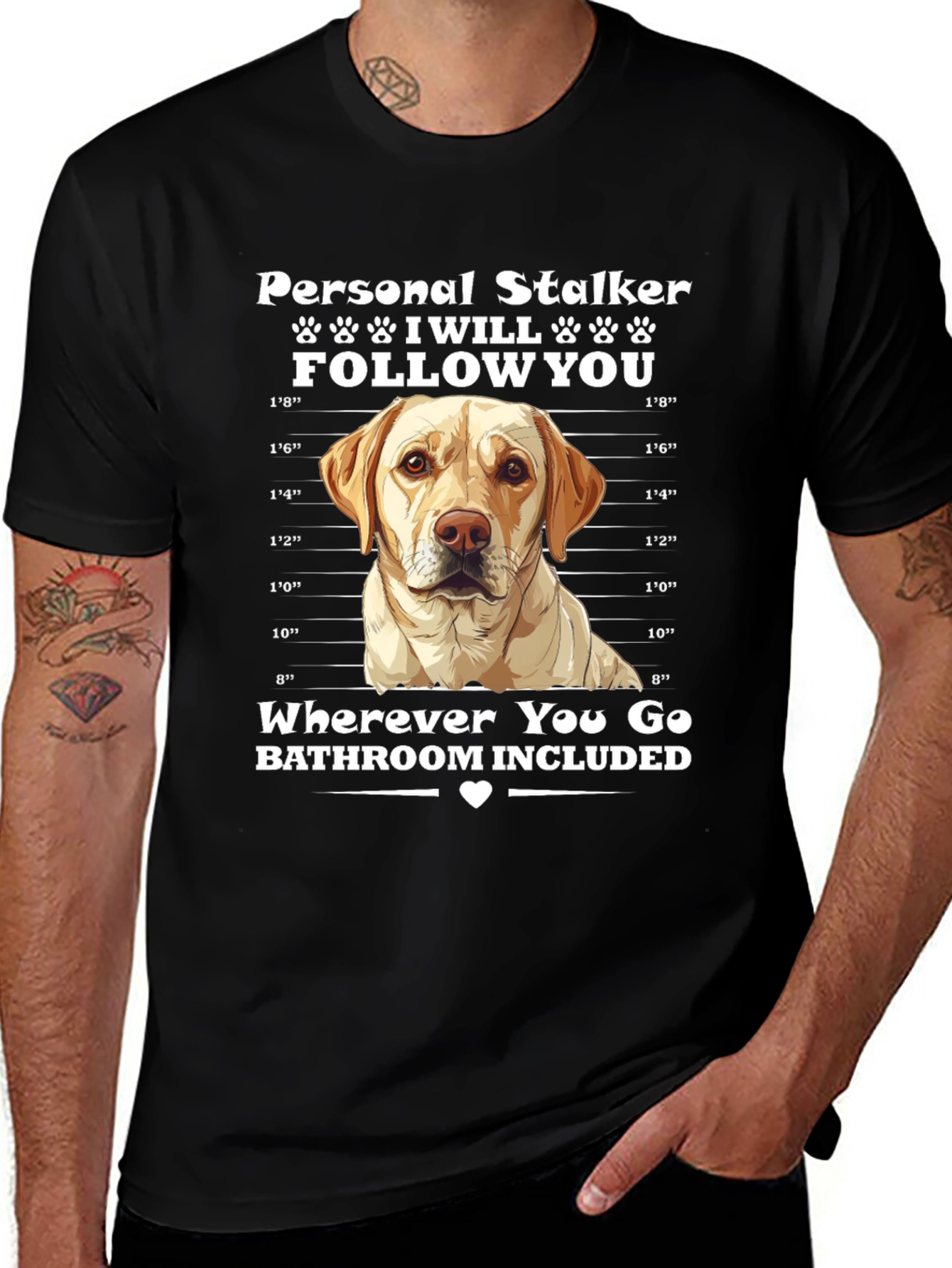 Personal Stalker Dog T-Shirt