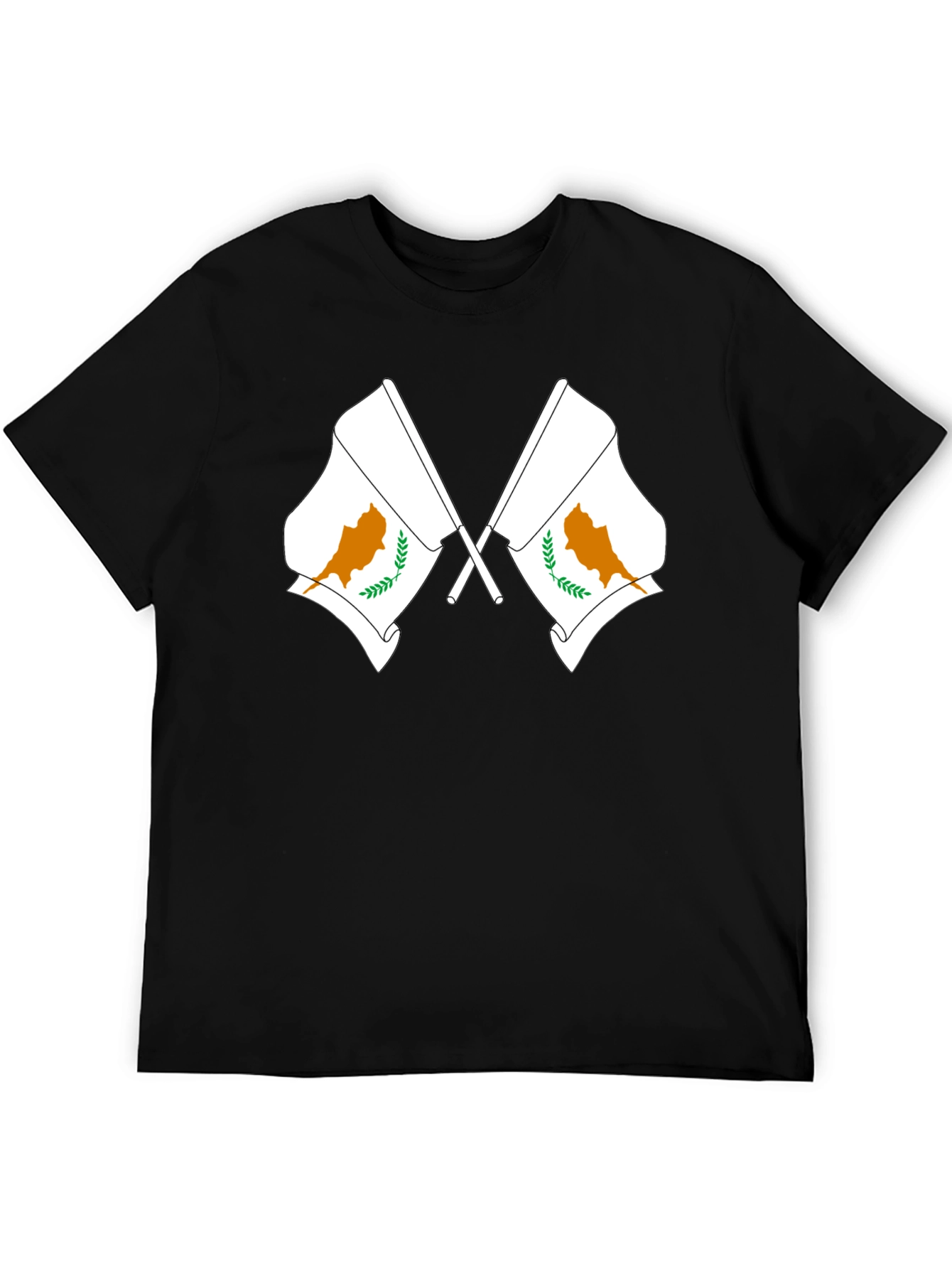 Cyprus Flag T-Shirt - Black Graphic Tee