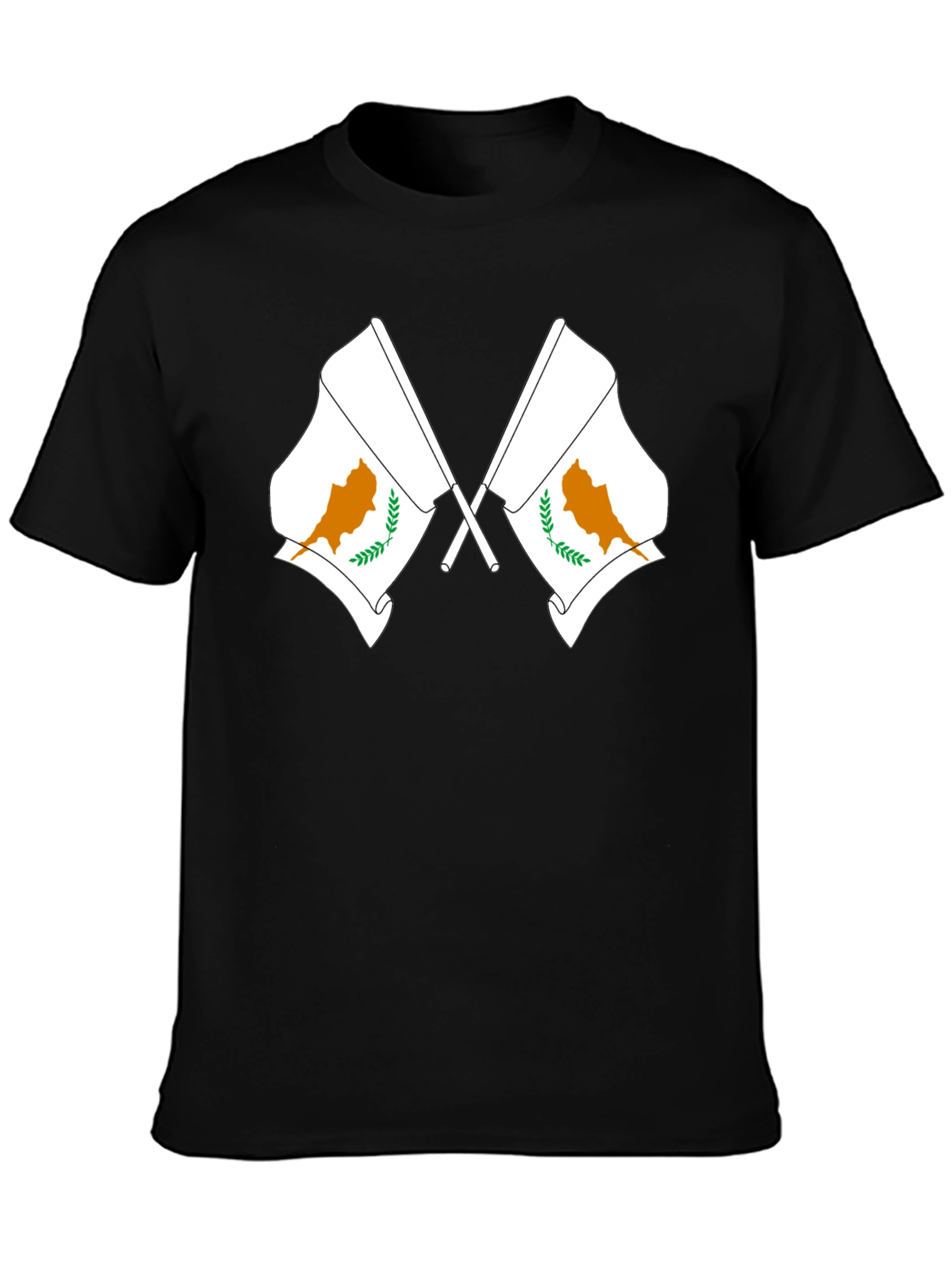 Cyprus Flag T-Shirt - Black Graphic Tee