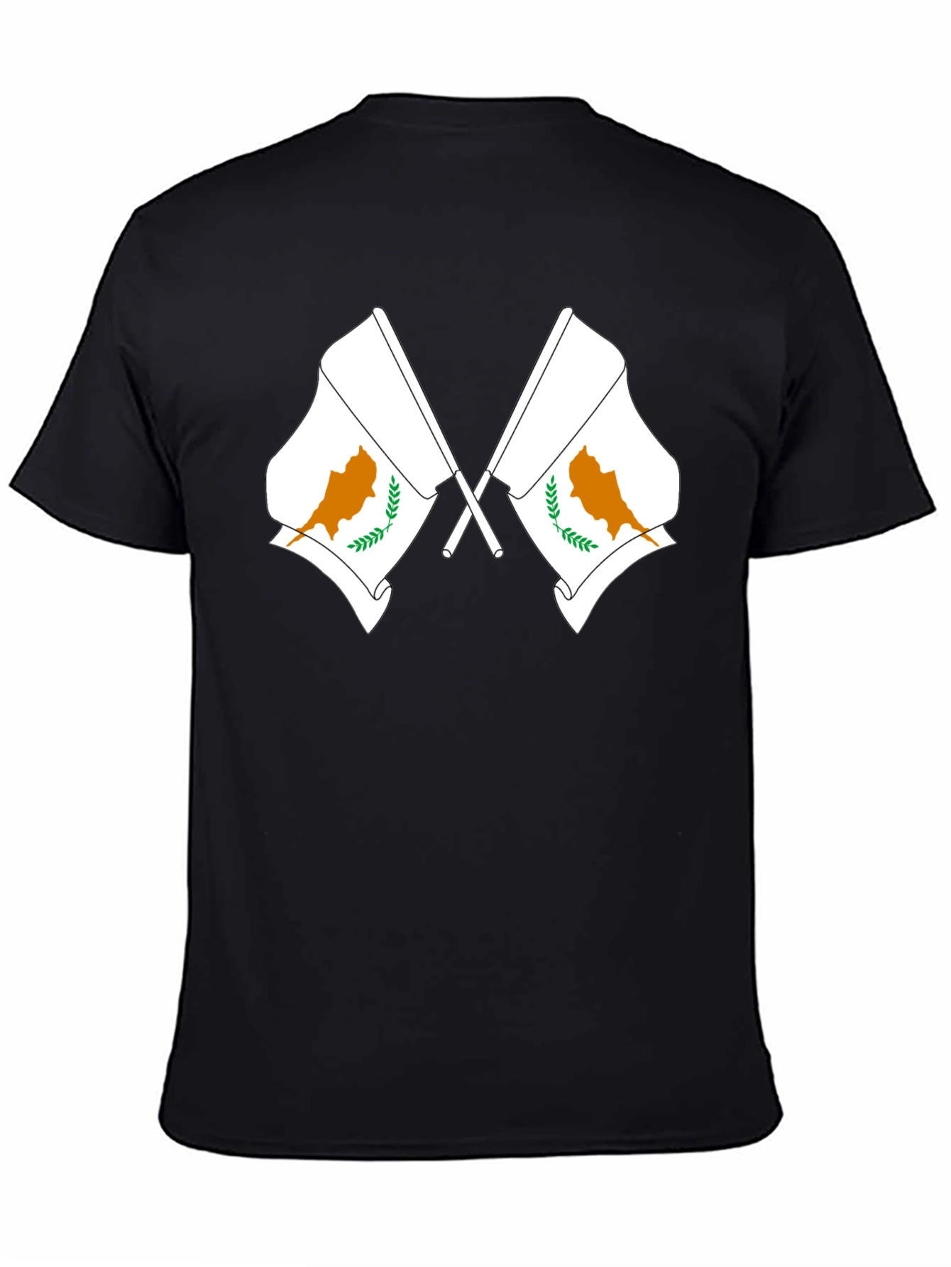 Cyprus Flag T-Shirt - Black Graphic Tee