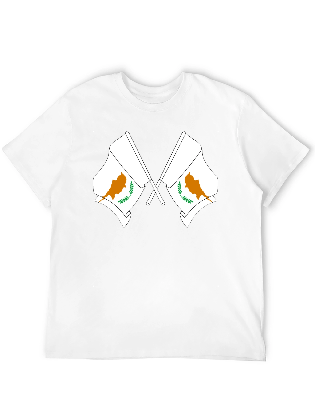 Cyprus Flag T-Shirt - Black Graphic Tee