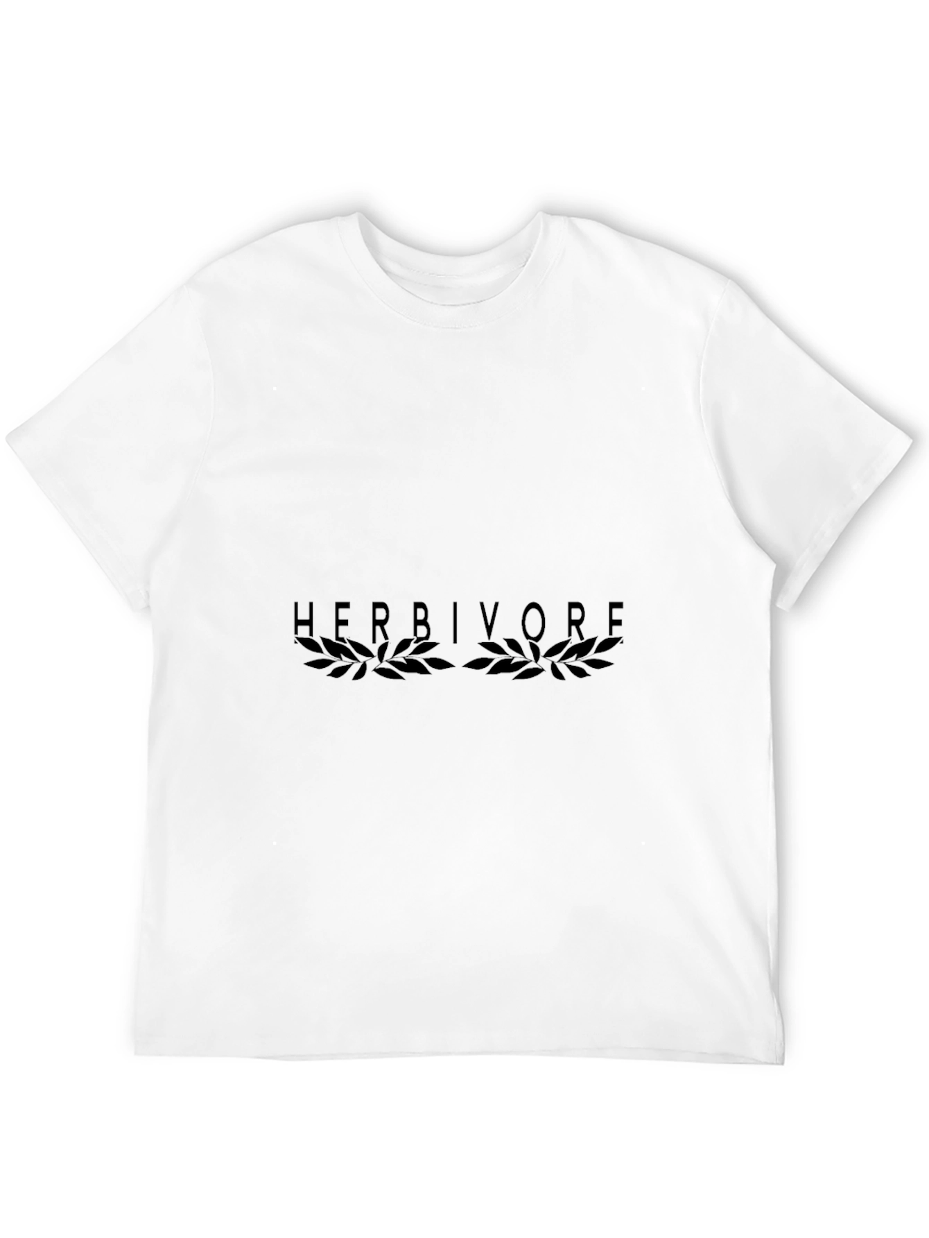 Herbivore Graphic T-Shirt - Black Casual Tee