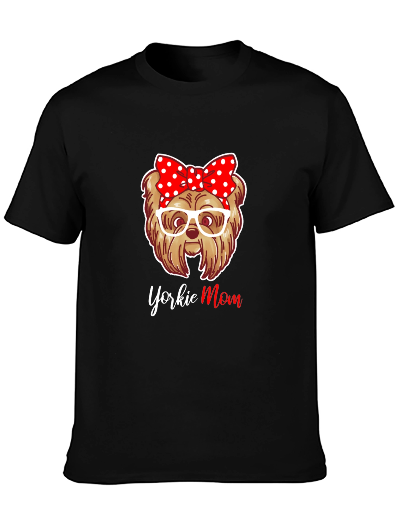 Yorkie Mom Graphic Tee - Dog Lover Shirt