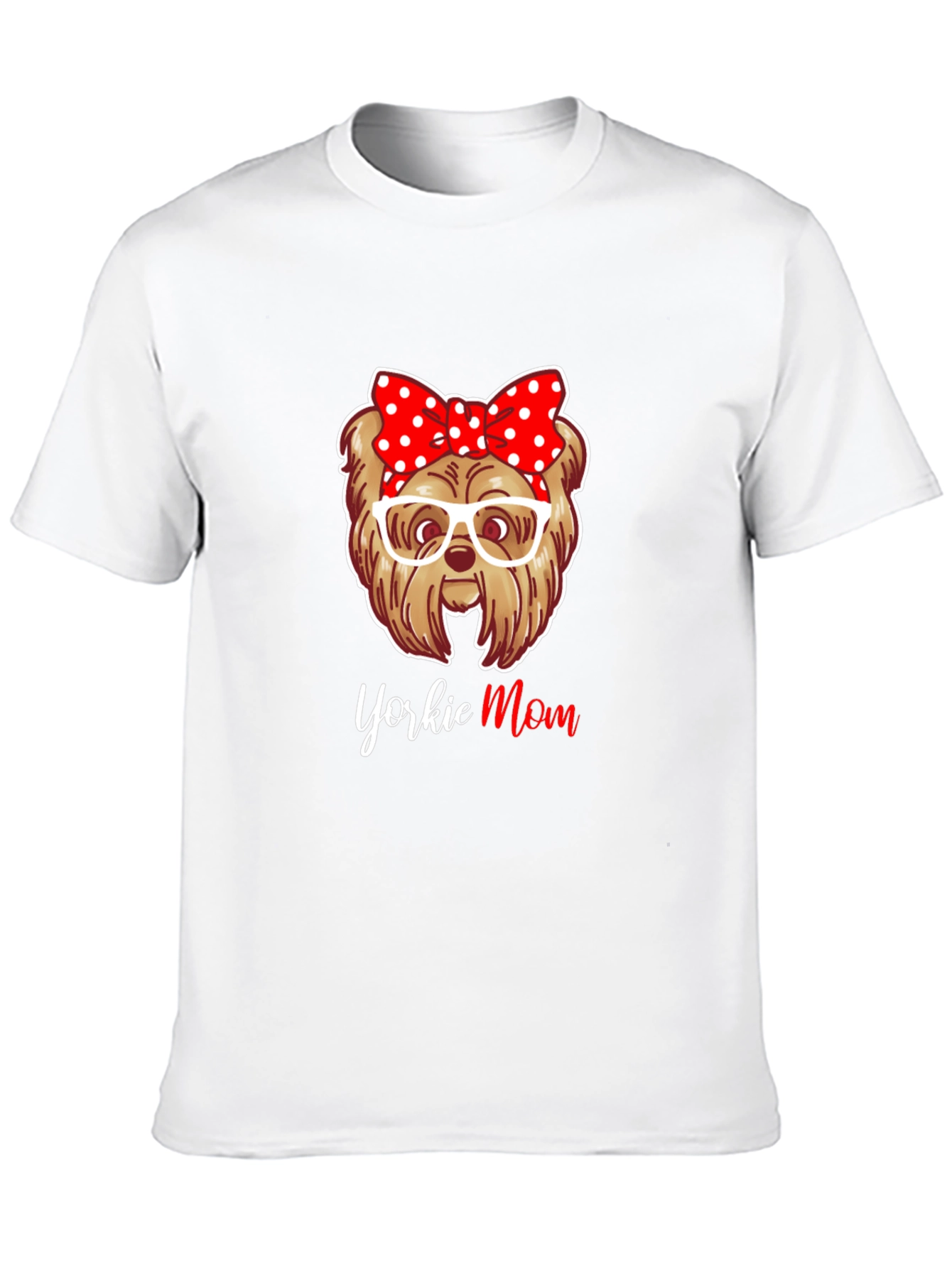 Yorkie Mom Graphic Tee - Dog Lover Shirt