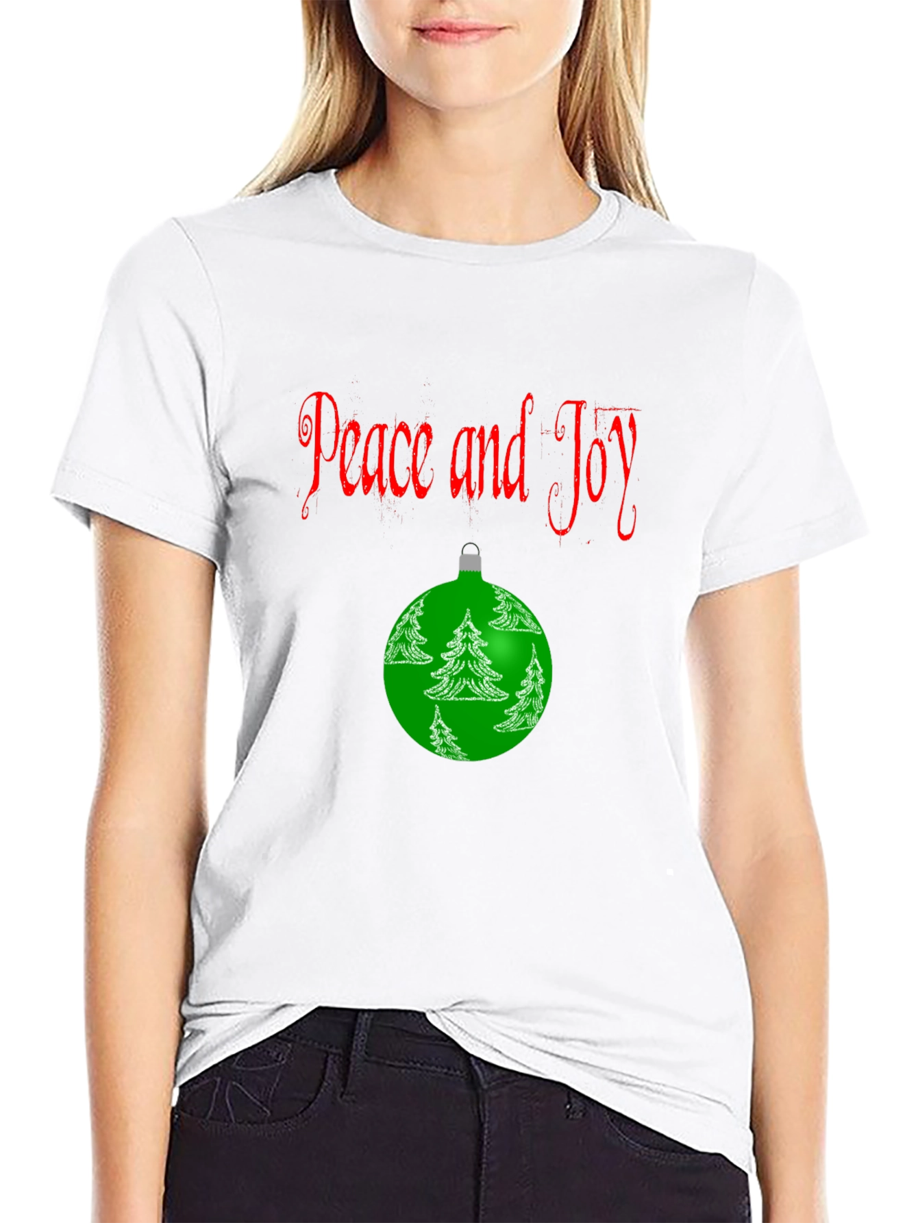 Peace and Joy Holiday Christmas T-Shirt