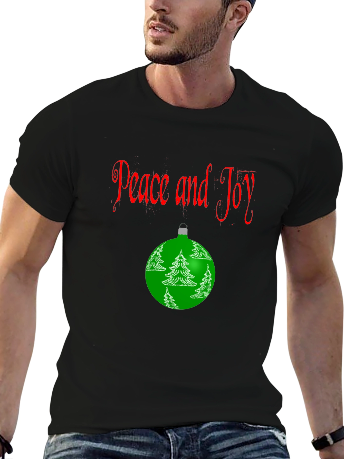 Peace and Joy Holiday Christmas T-Shirt