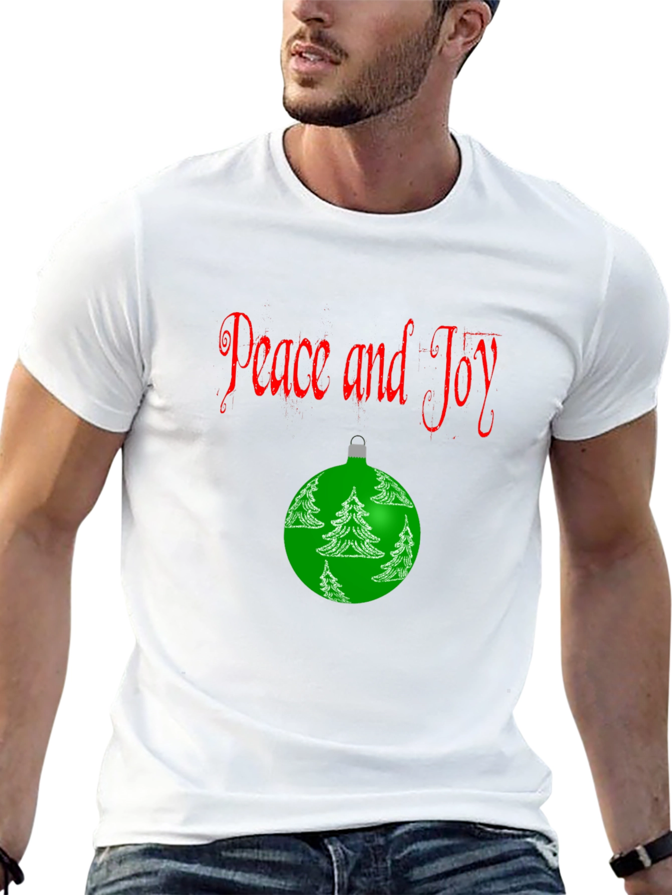 Peace and Joy Holiday Christmas T-Shirt
