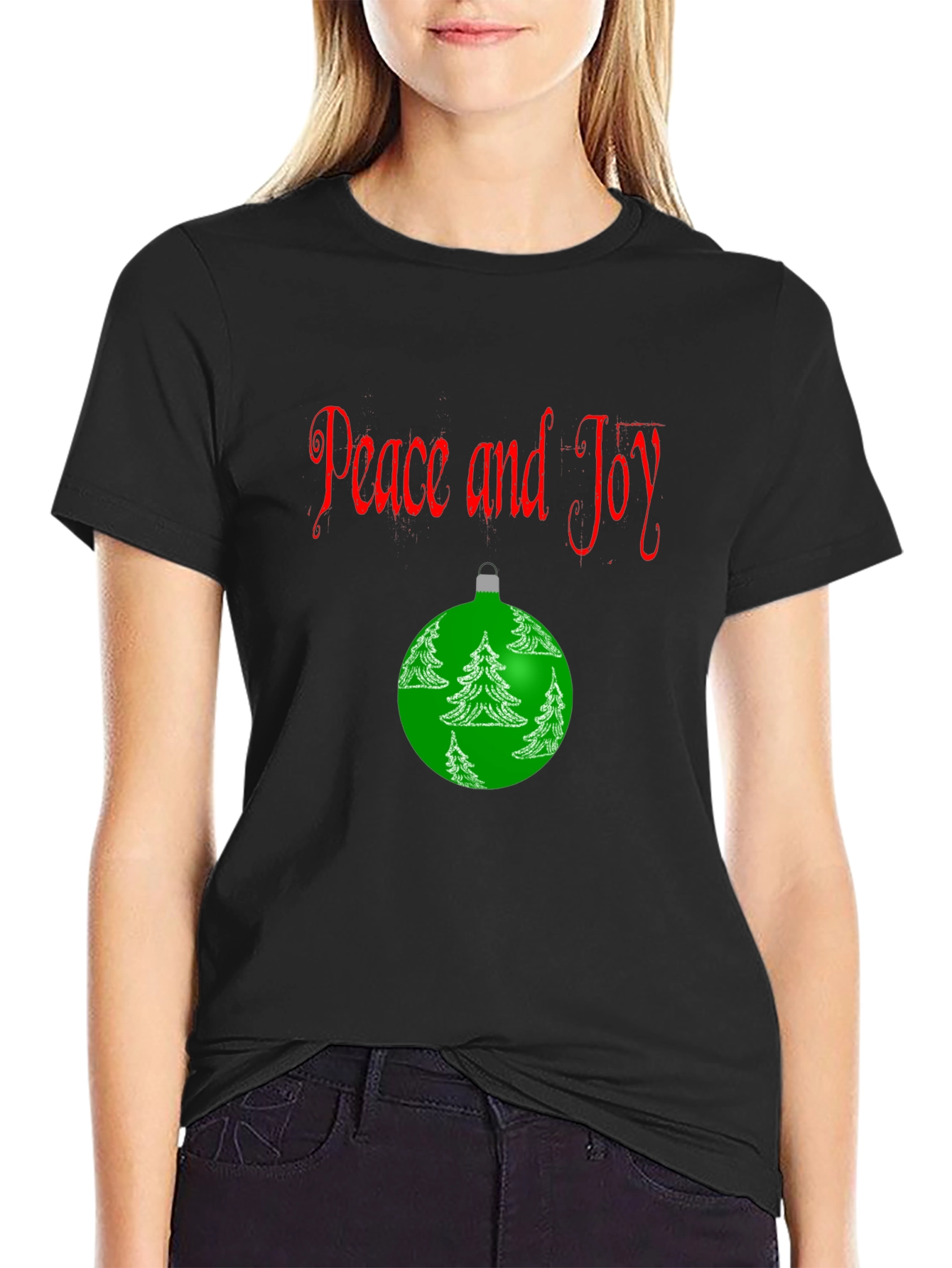 Peace and Joy Holiday Christmas T-Shirt