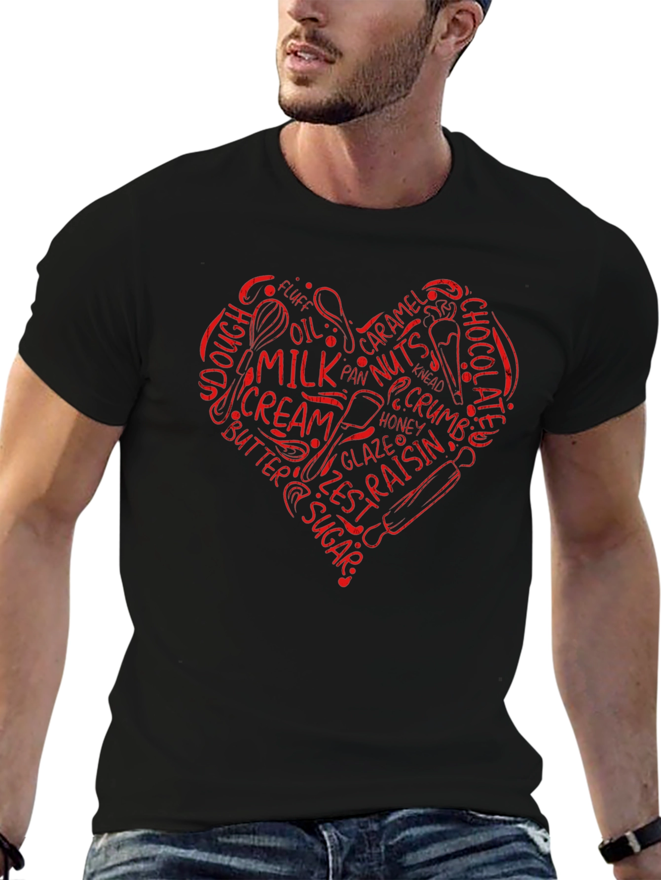 Baking Lovers Heart T-Shirt