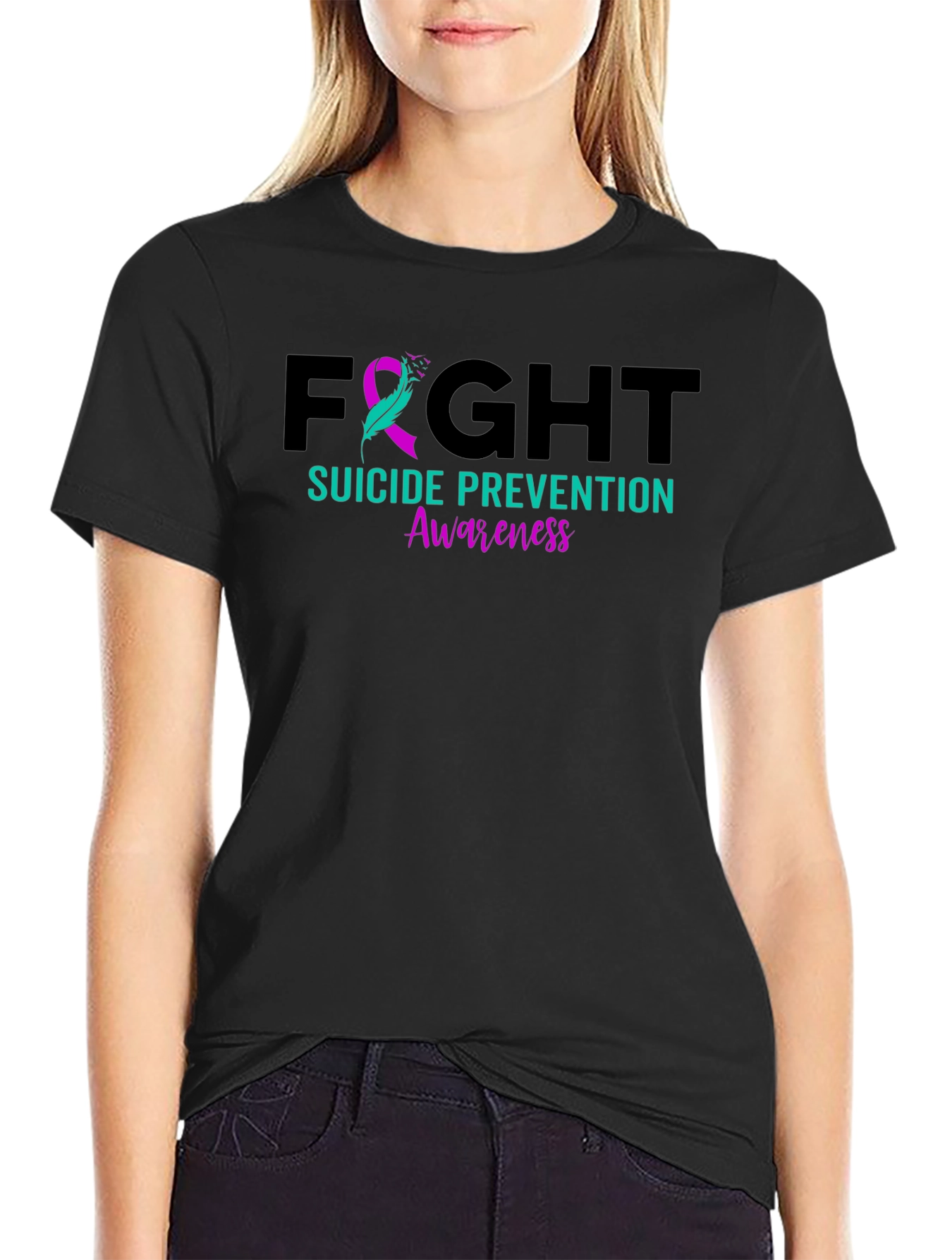 Fight Suicide Prevention Awareness T-Shirt