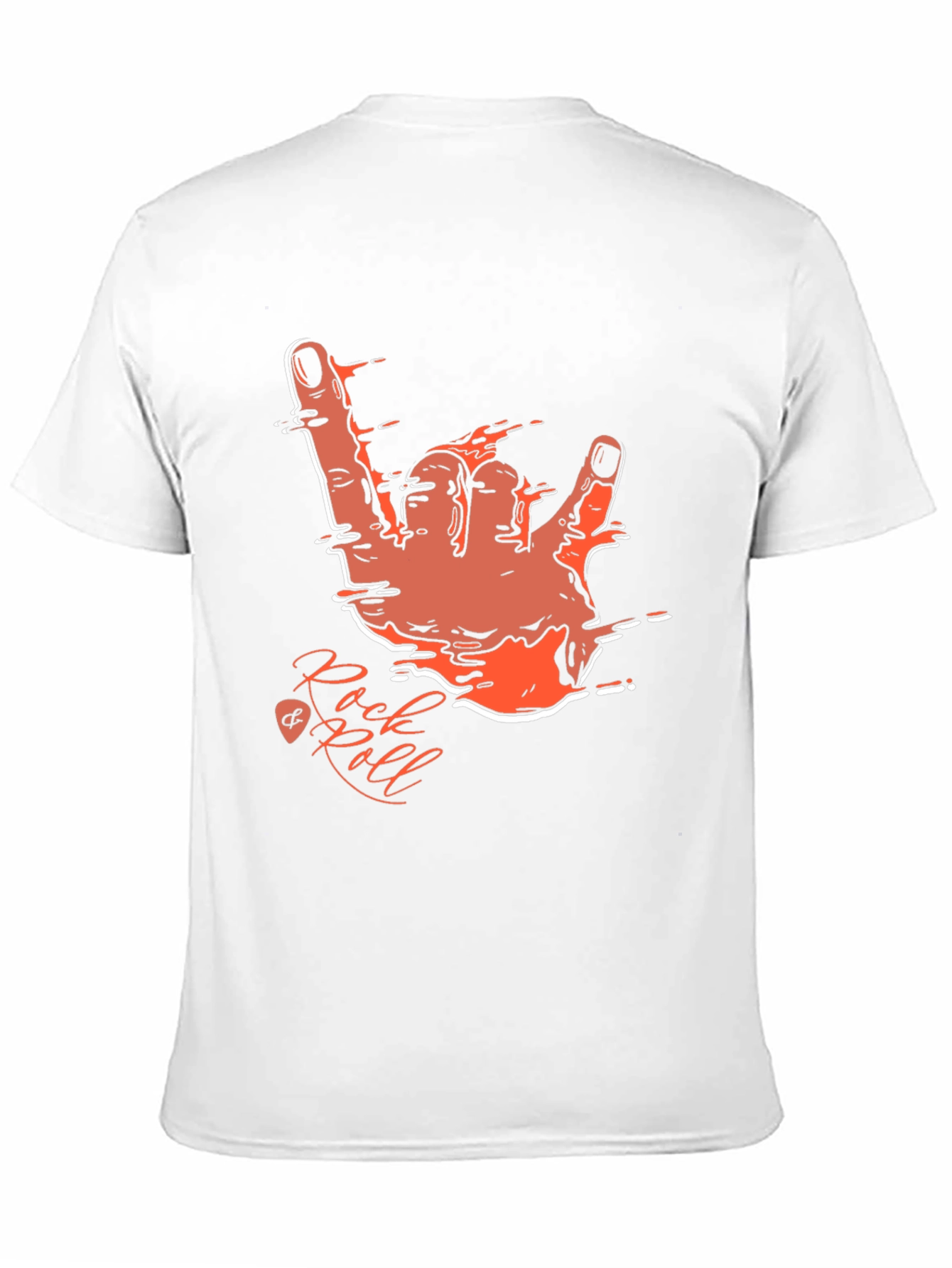 Rock and Roll Graphic T-Shirt - Black
