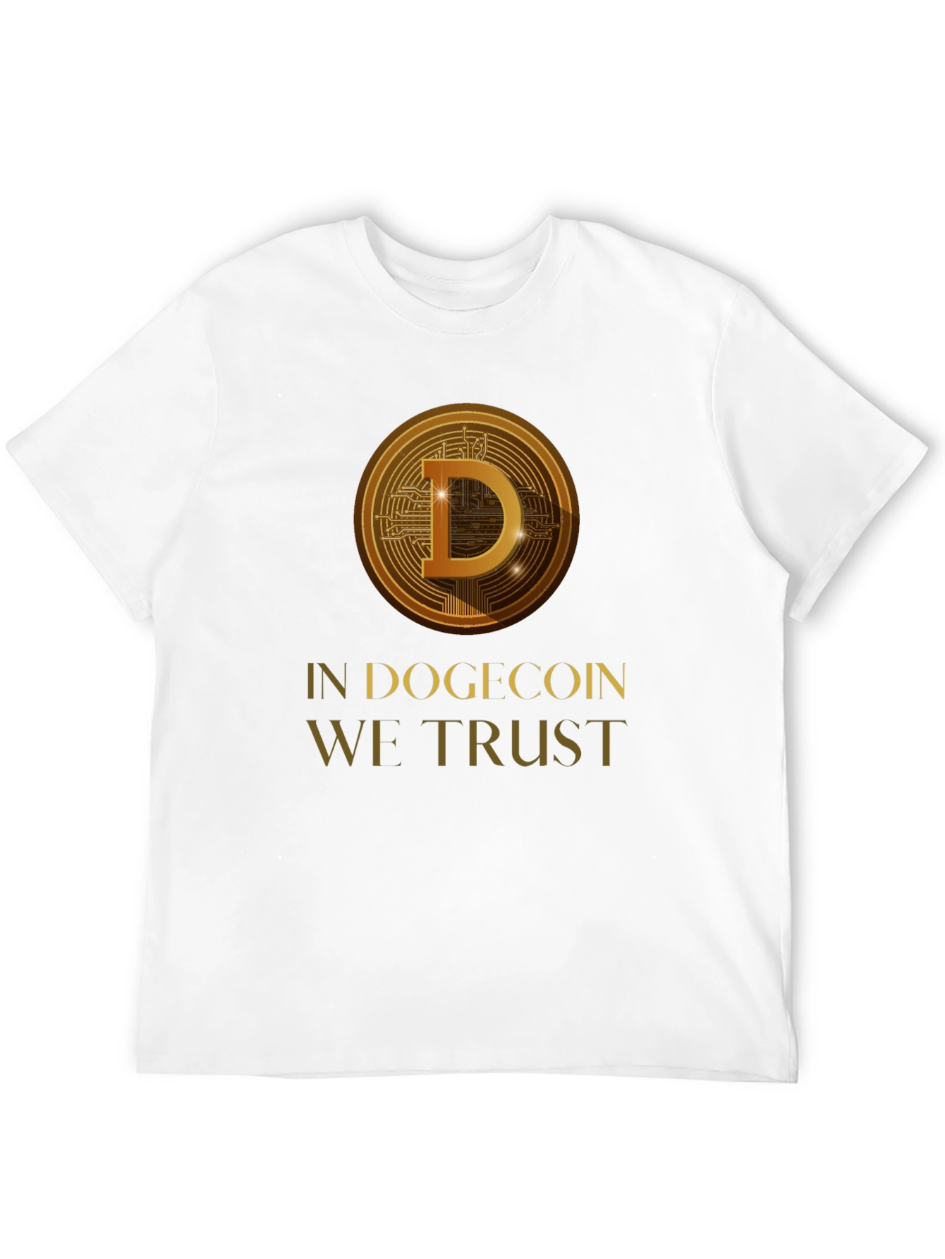 In Dogecoin We Trust Black T-Shirt