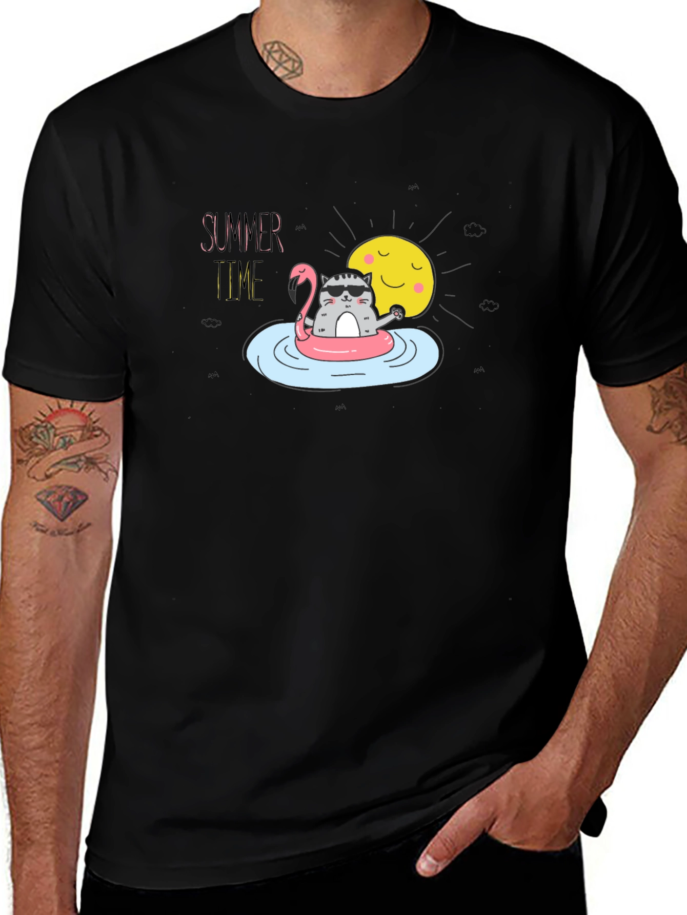 Summer Time Cat T-Shirt