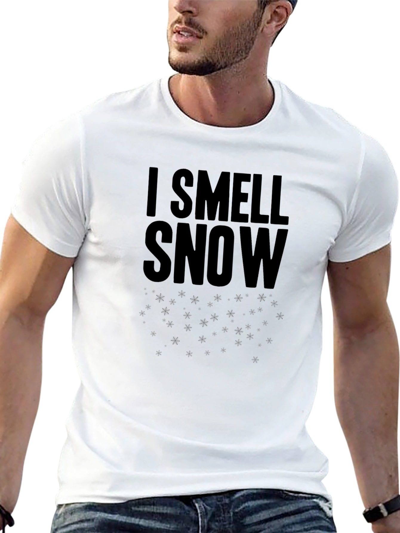 I Smell Snow T-Shirt - Holiday Season Apparel
