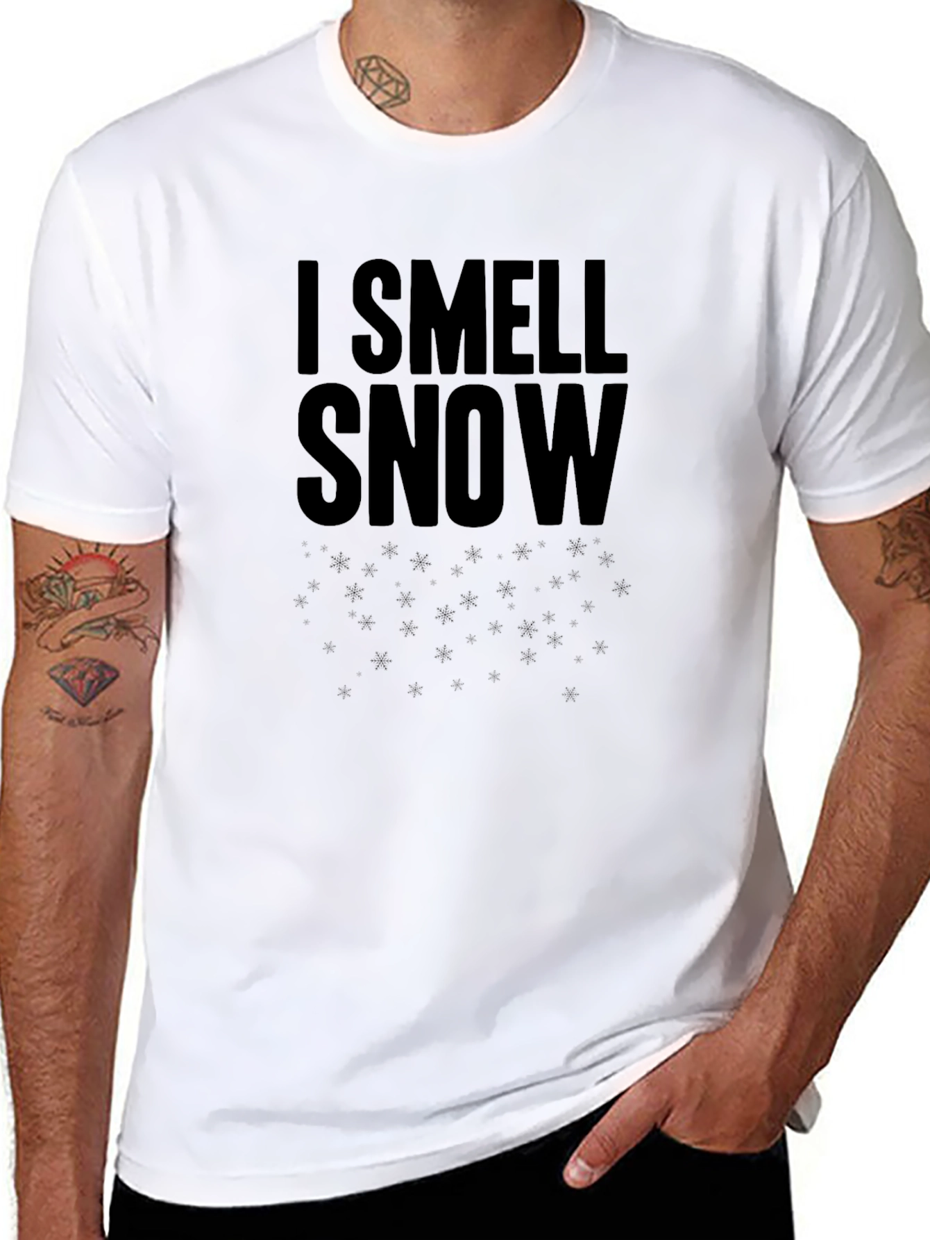 I Smell Snow T-Shirt - Holiday Season Apparel