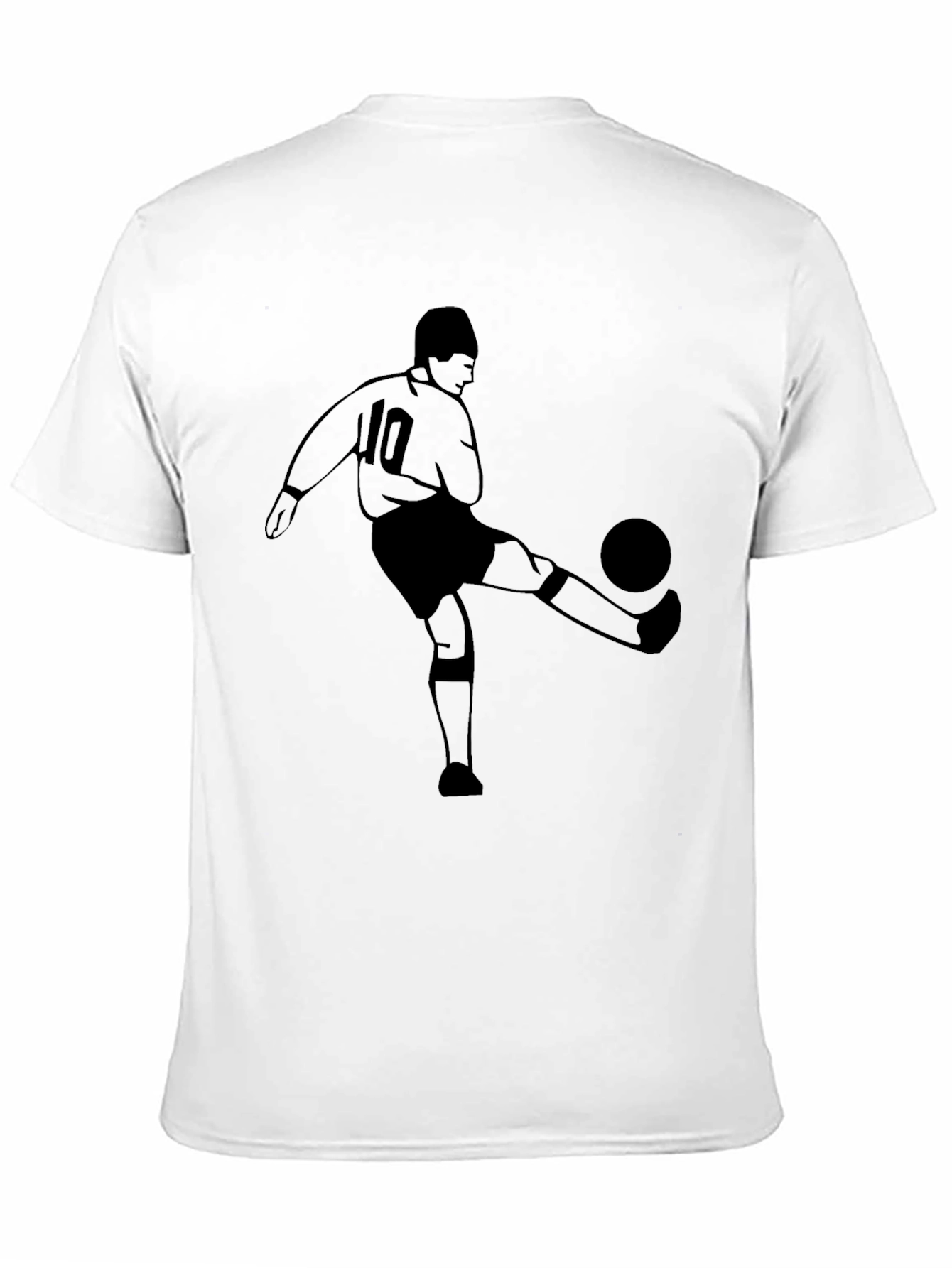 Soccer Player T-Shirt - Graphic Print