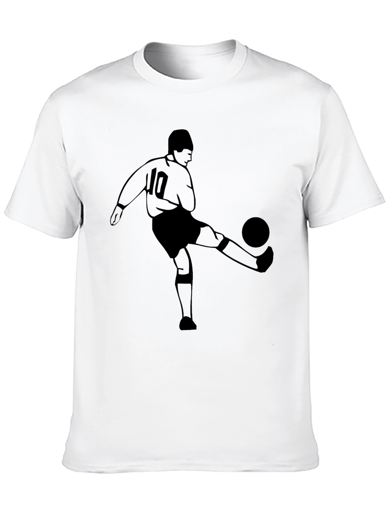 Soccer Player T-Shirt - Graphic Print