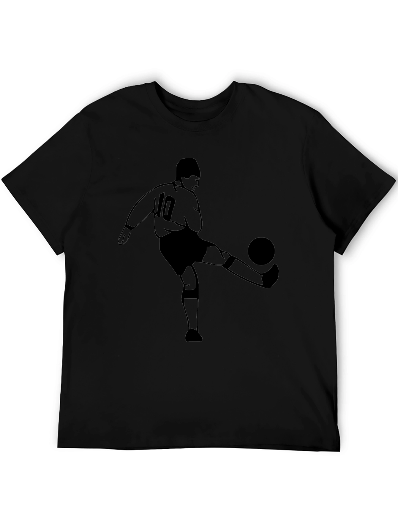 Soccer Player T-Shirt - Graphic Print