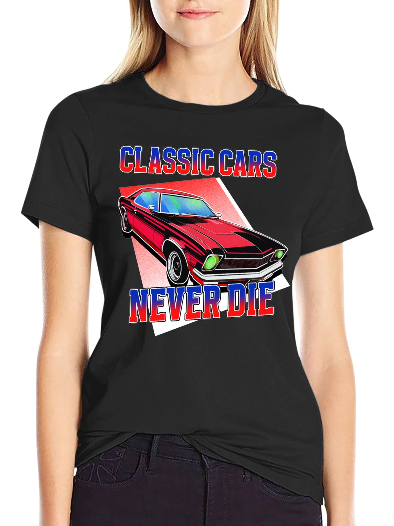 Classic Cars Never Die Graphic Tee