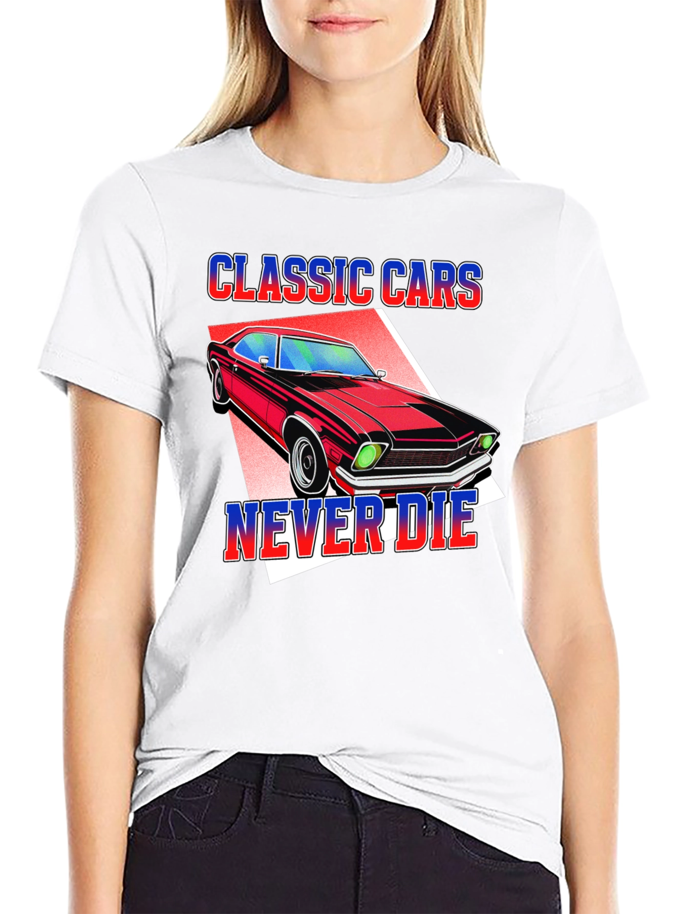 Classic Cars Never Die Graphic Tee