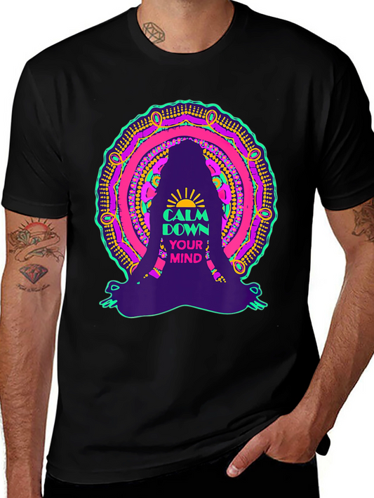 Calm Down Your Mind Mandala T-Shirt