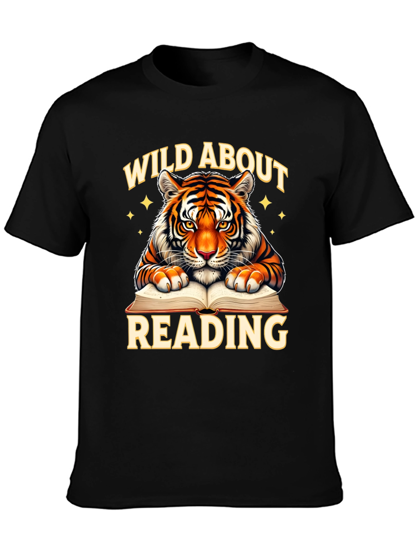 Wild About Reading Tiger Graphic Tee