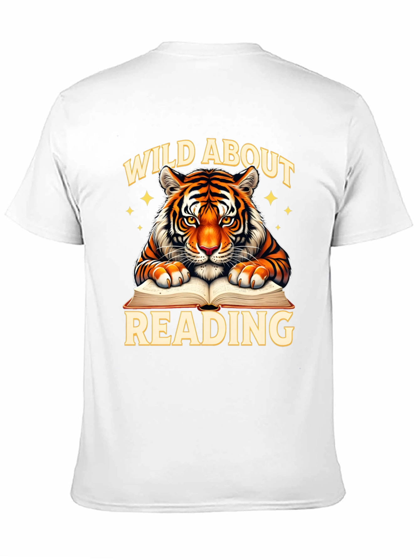 Wild About Reading Tiger Graphic Tee