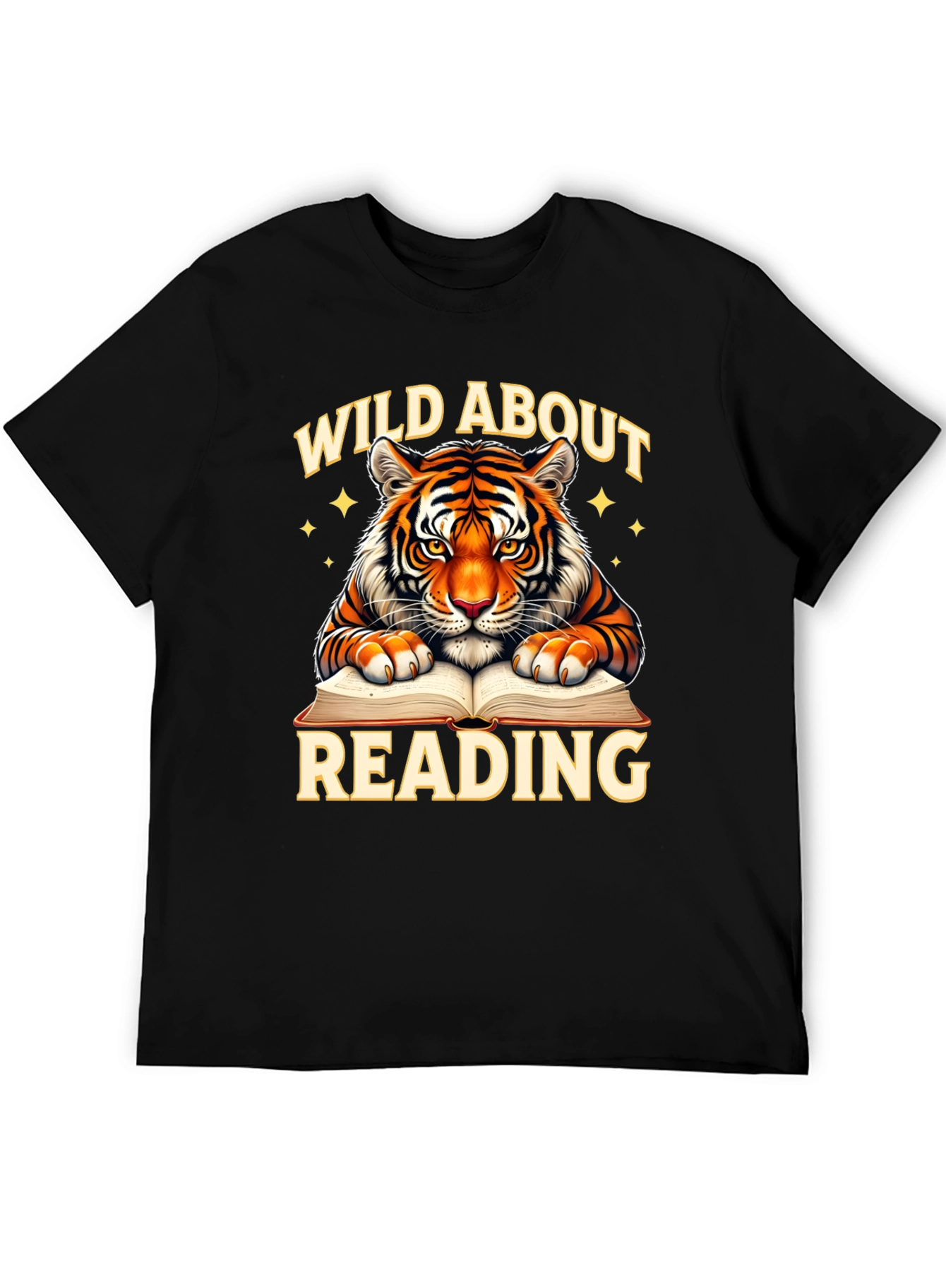 Wild About Reading Tiger Graphic Tee