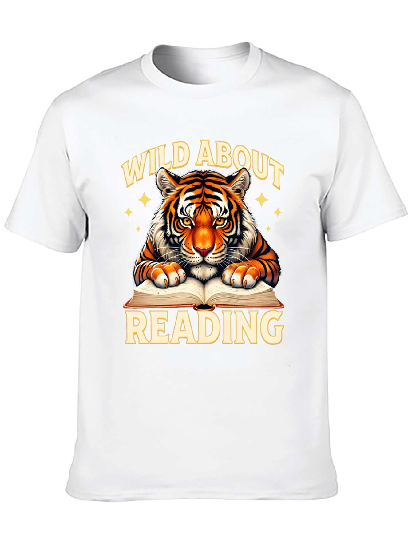 Wild About Reading Tiger Graphic Tee