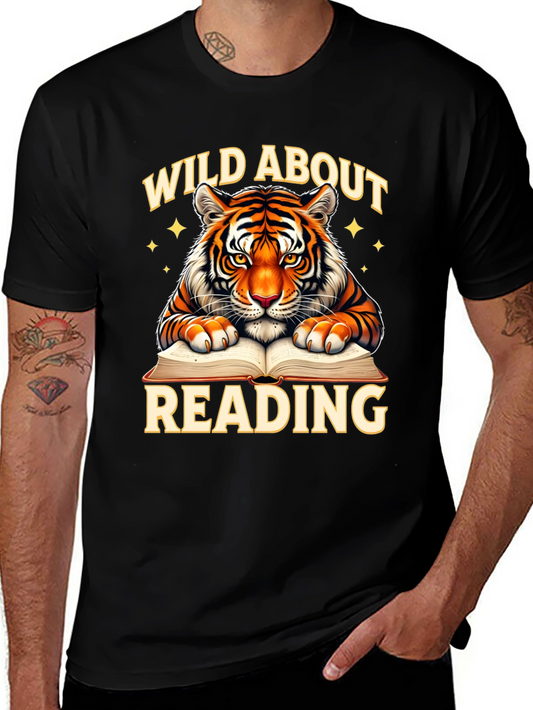 Wild About Reading Tiger Graphic Tee