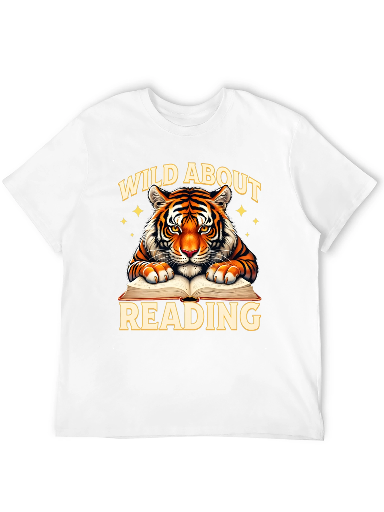 Wild About Reading Tiger Graphic Tee